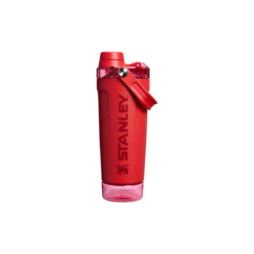 STANLEY Vitalize Shaker Bottle 20 oz | Leakproof Insulated Stainless Steel Shaker Cup | Base Storage and Twist On Fast Flow Lid | Protein Shakes and Pre Workout Powder | BPA-Free