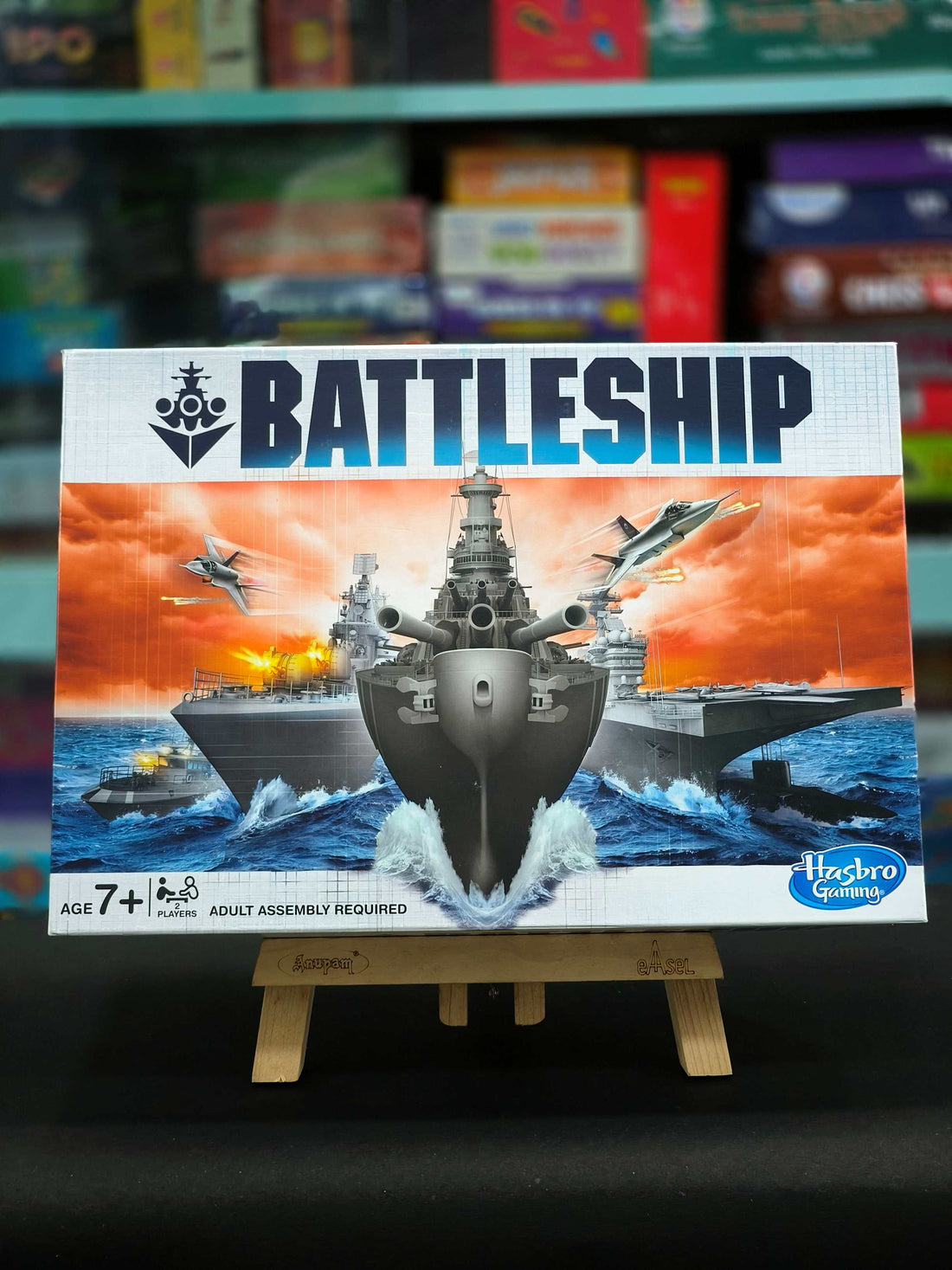 Hasbro Gaming, Battleship Board Game, Classic Strategy Play for Kids and Adults, for Boys & Girls Ages 7 and Up, for 2 Players, Birthday Gift - KtoY