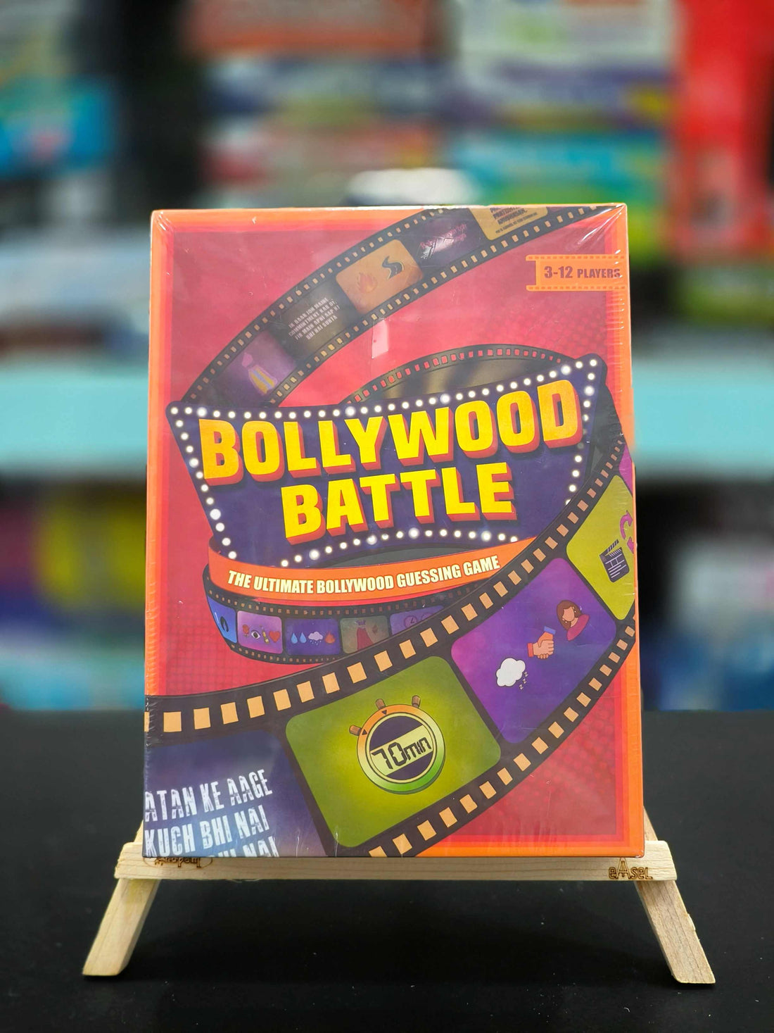 Bollywood Battle Card Game - Fast-Paced Trivia & Guessing Game, Fun for Game Nights, Parties & Family Time, Gifts for Bollywood Fans, Board Game Lovers, Adults, Teens & Kids, 3-12 Players - KtoY