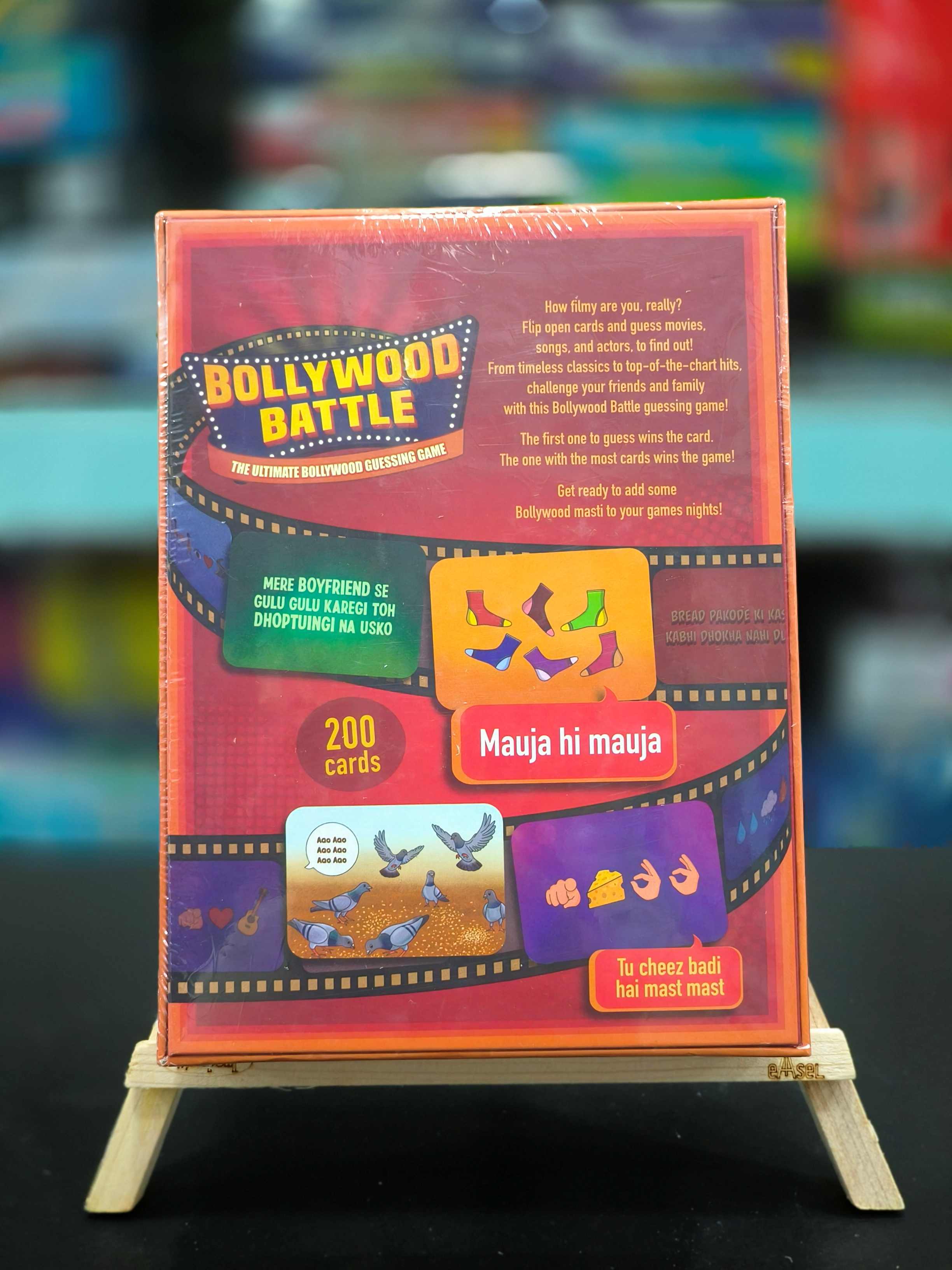 Bollywood Battle Card Game - Fast-Paced Trivia & Guessing Game, Fun for Game Nights, Parties & Family Time, Gifts for Bollywood Fans, Board Game Lovers, Adults, Teens & Kids, 3-12 Players - KtoY