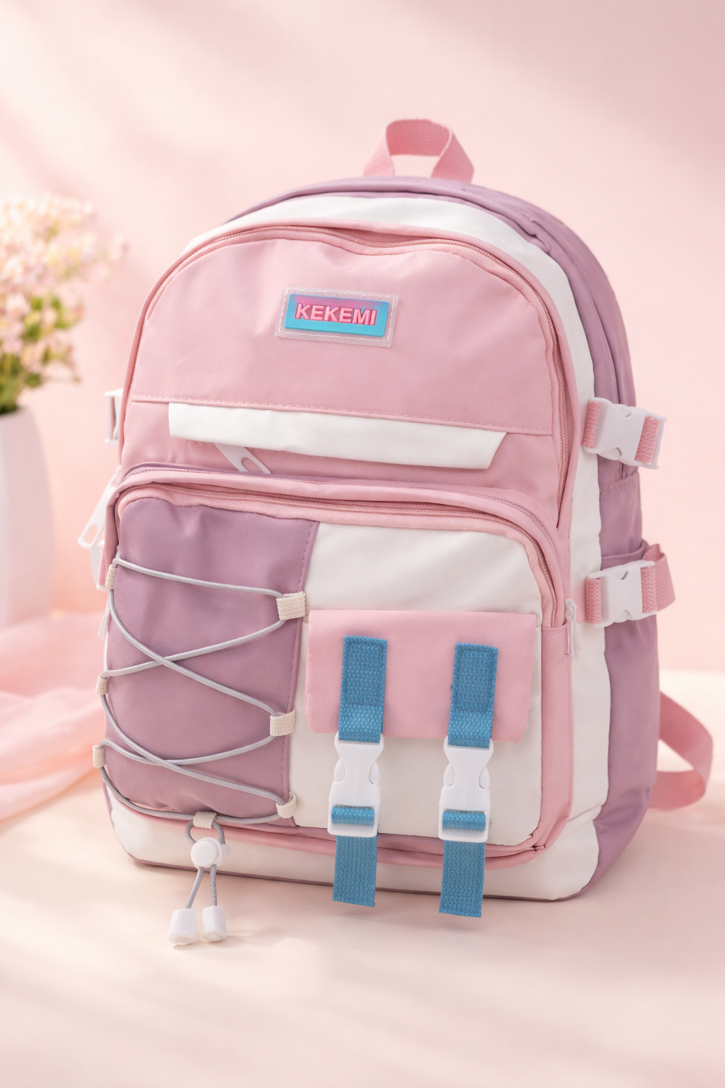 Backpack for School & College | Stylish Lightweight Travel Bag with Multiple Compartments & Bottle Pocket | Durable Unisex Backpack for Boys & Girls