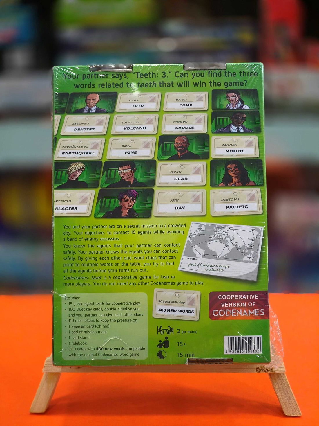 Codenames Duet - The Two Player Word Deduction Game (Duet) | Fun Spy-Themed Word Game for Adults & Teens | Party Game for 4–8 Players | Strategy & Teamwork Game Night Favorite | For Age 14+ - KtoY