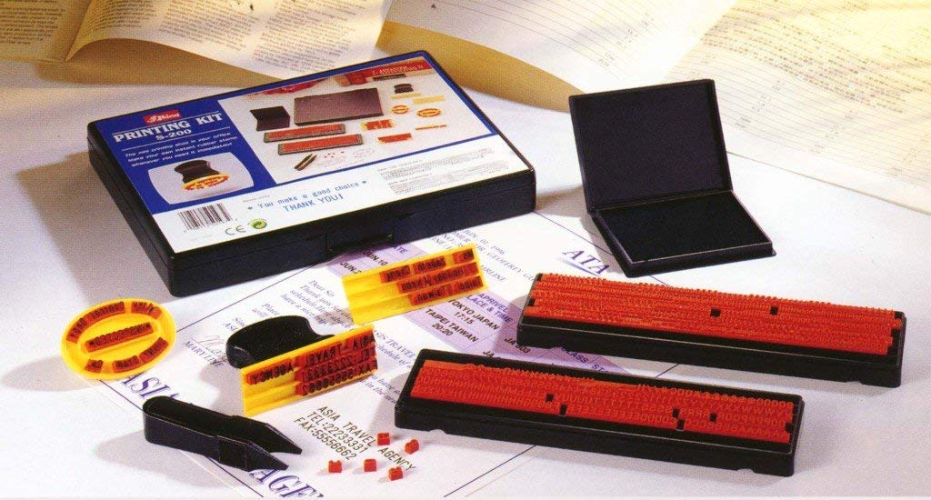 SHINY S-100 RUBBER STAMP KIT - KtoY
