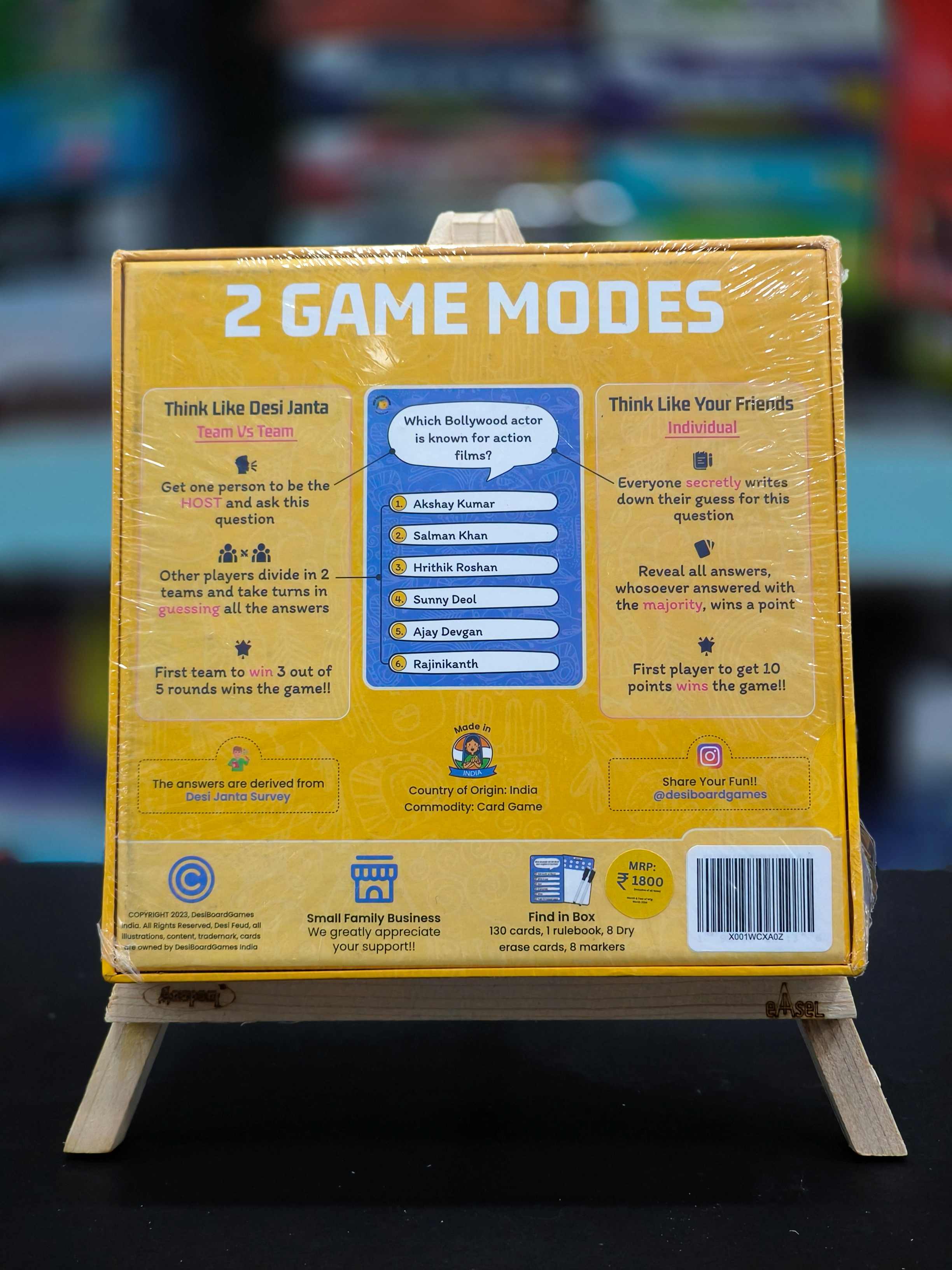 DESI BOARD GAMES Desi Feud Party Game For Adults & Family - KtoY