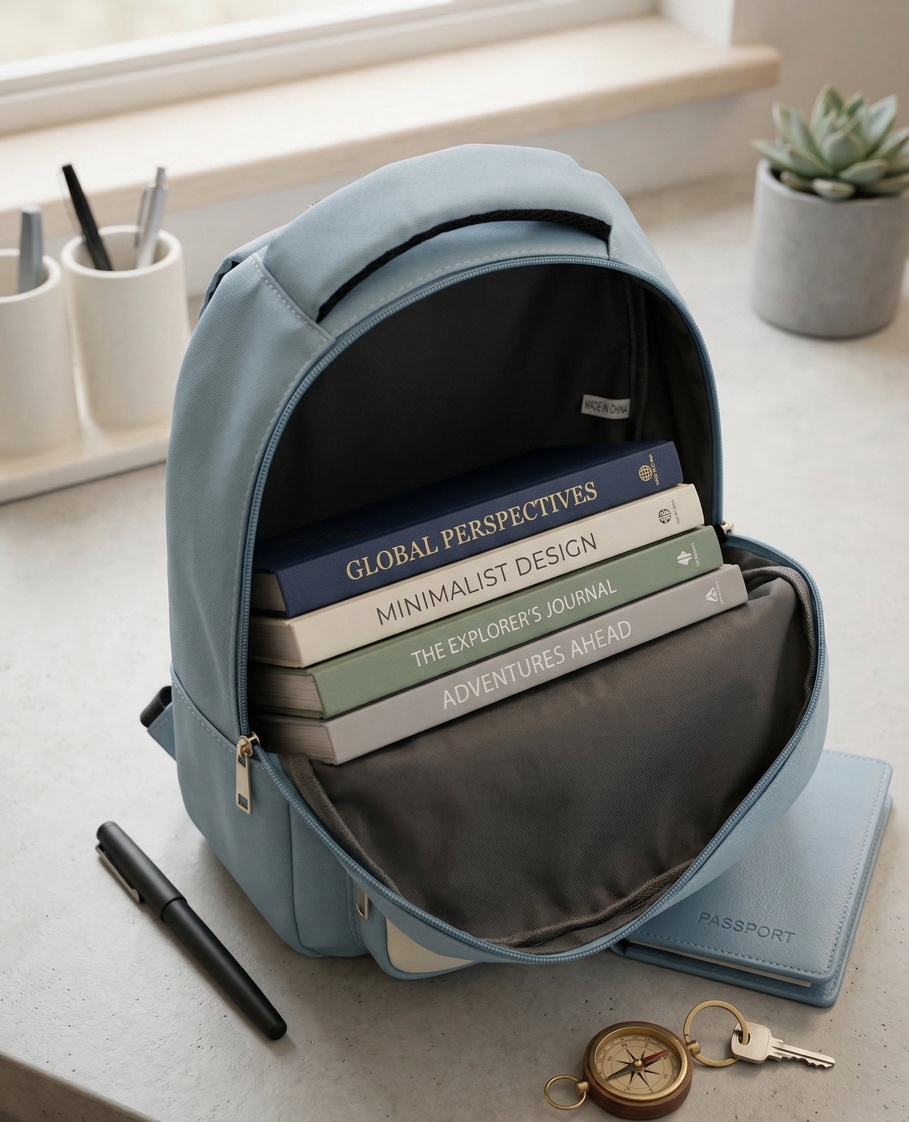 K to Y Bagpack for Kids and Adults | 2 Zip Bag for School and College Students | Smart and Classy Backpack for Office Goers and Professionals | School Bags | College Bags