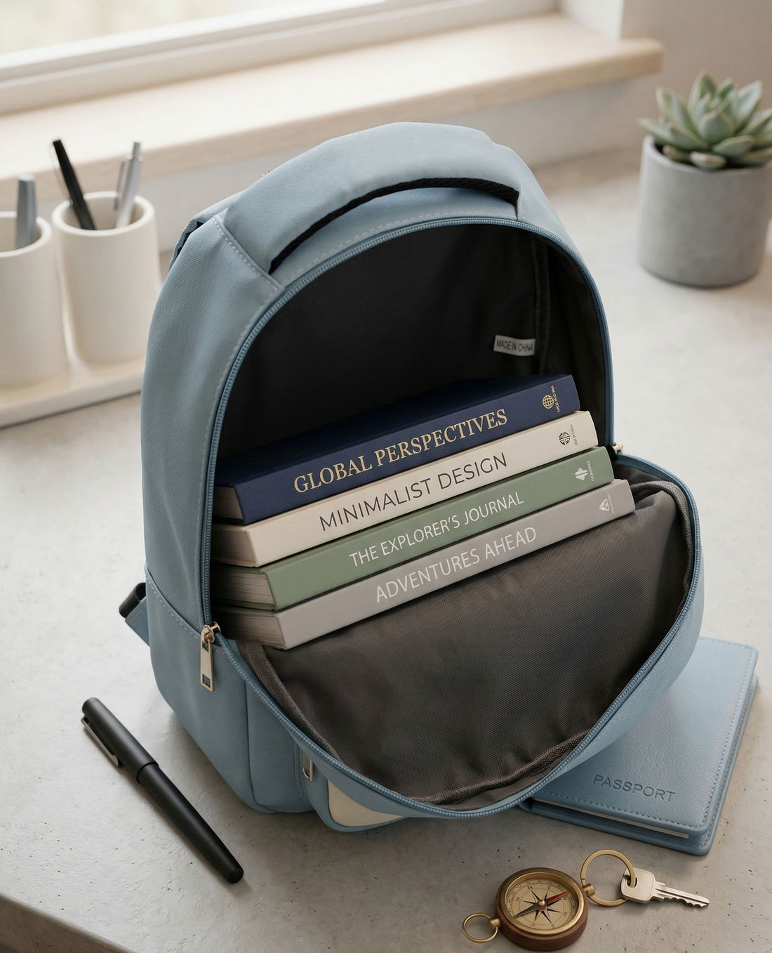 K to Y Bagpack for Kids and Adults | 2 Zip Bag for School and College Students | Smart and Classy Backpack for Office Goers and Professionals | School Bags | College Bags