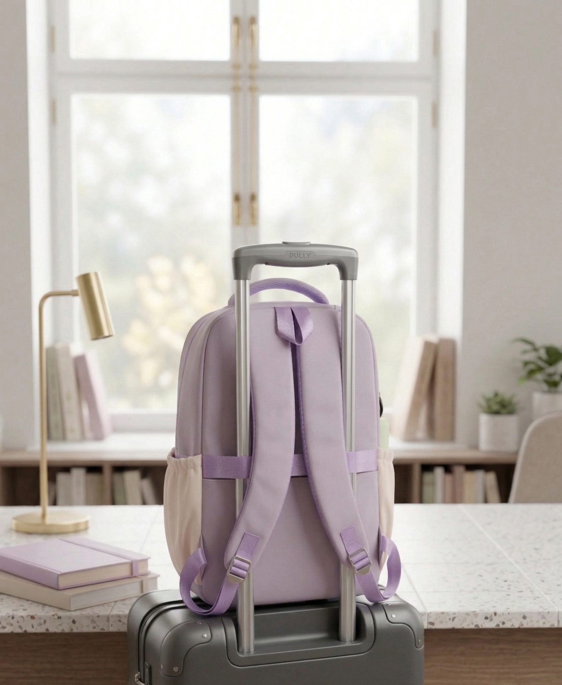 School Backpack | Book Bag for School / College | Double Layer Backpack | Waterproof Travel Bag with Trolley Sleeve, Padded Shoulder Strap Design | Casual Fashion for School ,College and Travel