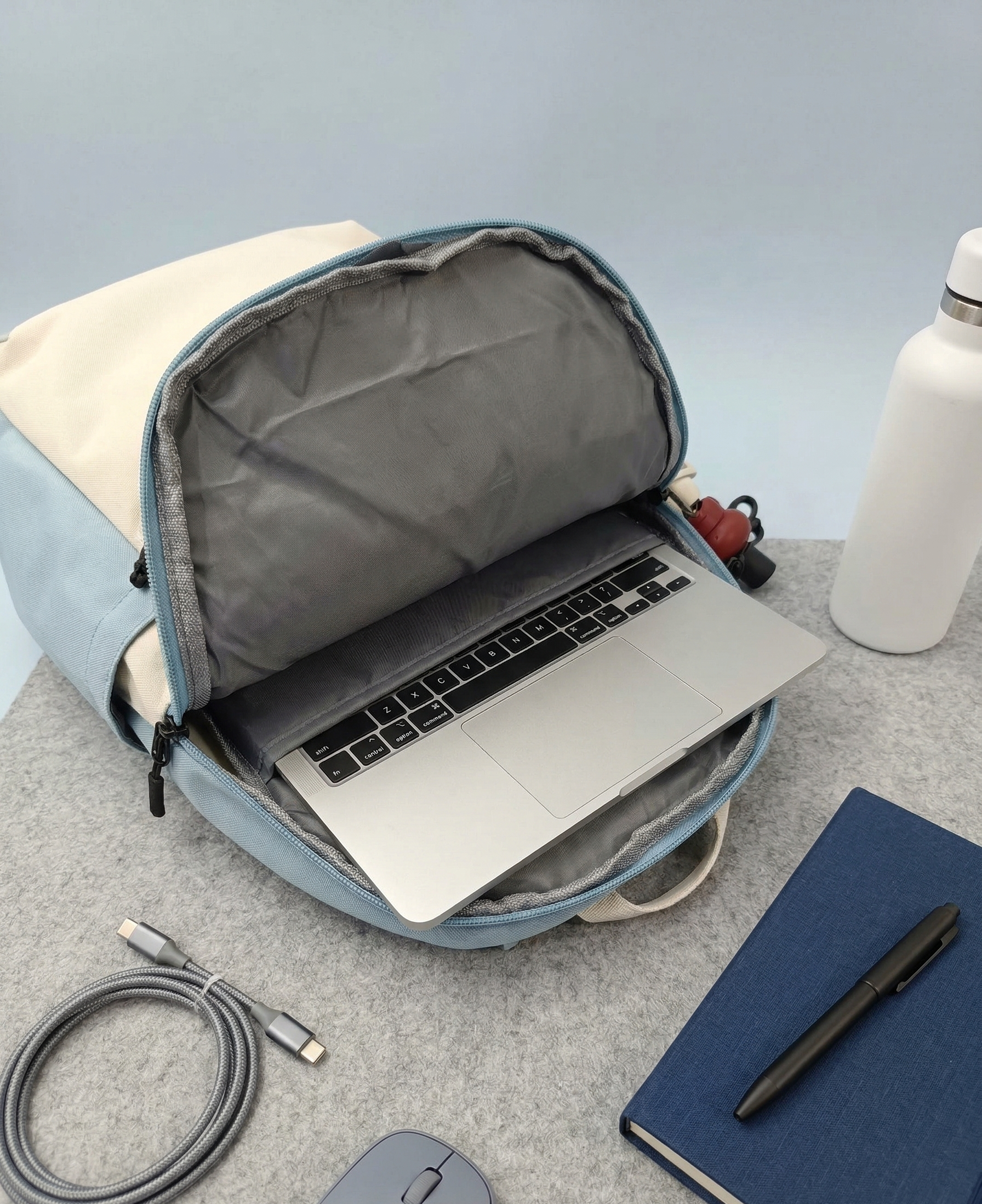 K to Y Bagpack for Kids and Adults | 2 Zip Bag for School and College Students | Smart and Classy Backpack for Office Goers and Professionals | School Bags | College Bags
