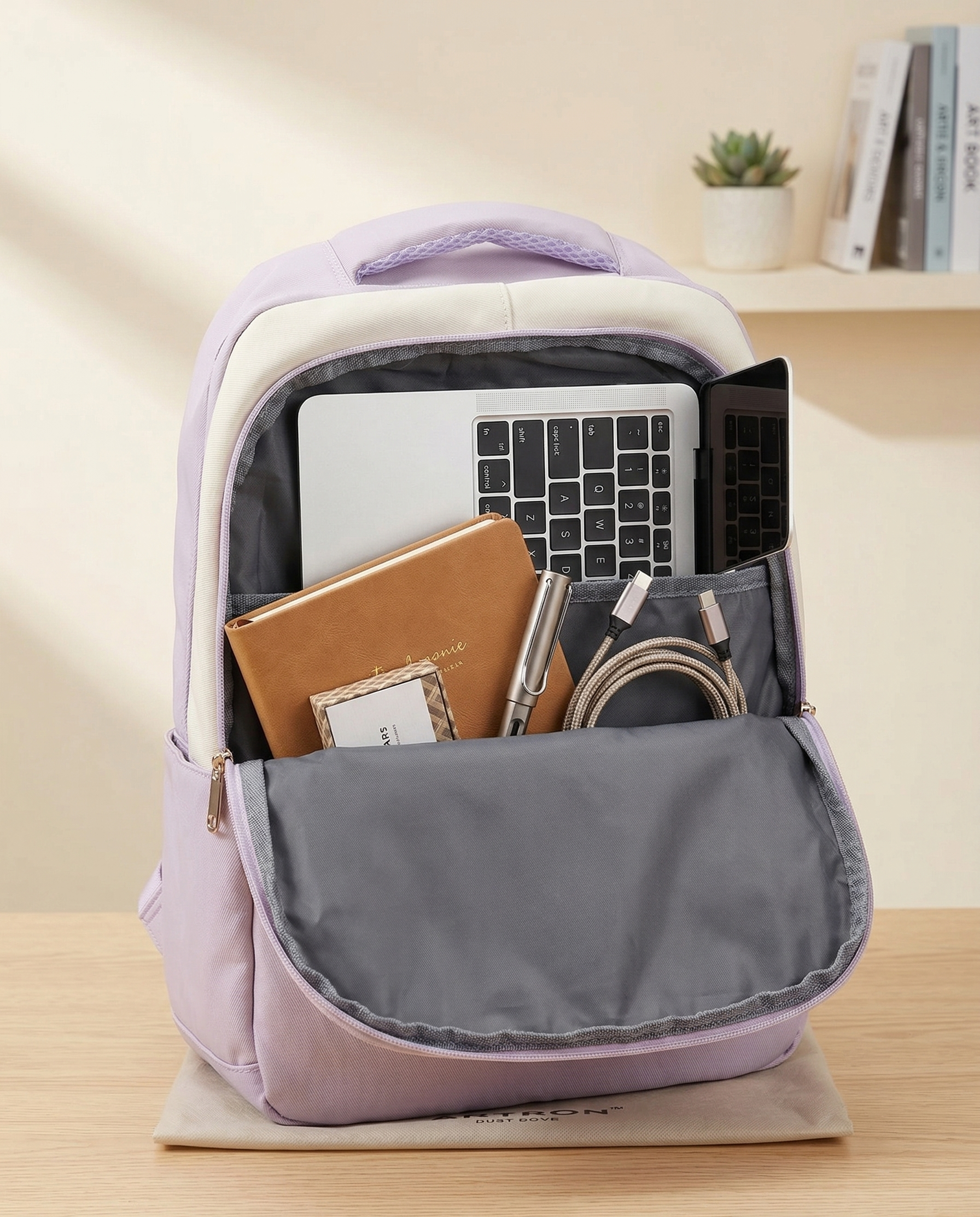 School Backpack | Book Bag for School / College | Double Layer Backpack | Waterproof Travel Bag with Trolley Sleeve, Padded Shoulder Strap Design | Casual Fashion for School ,College and Travel