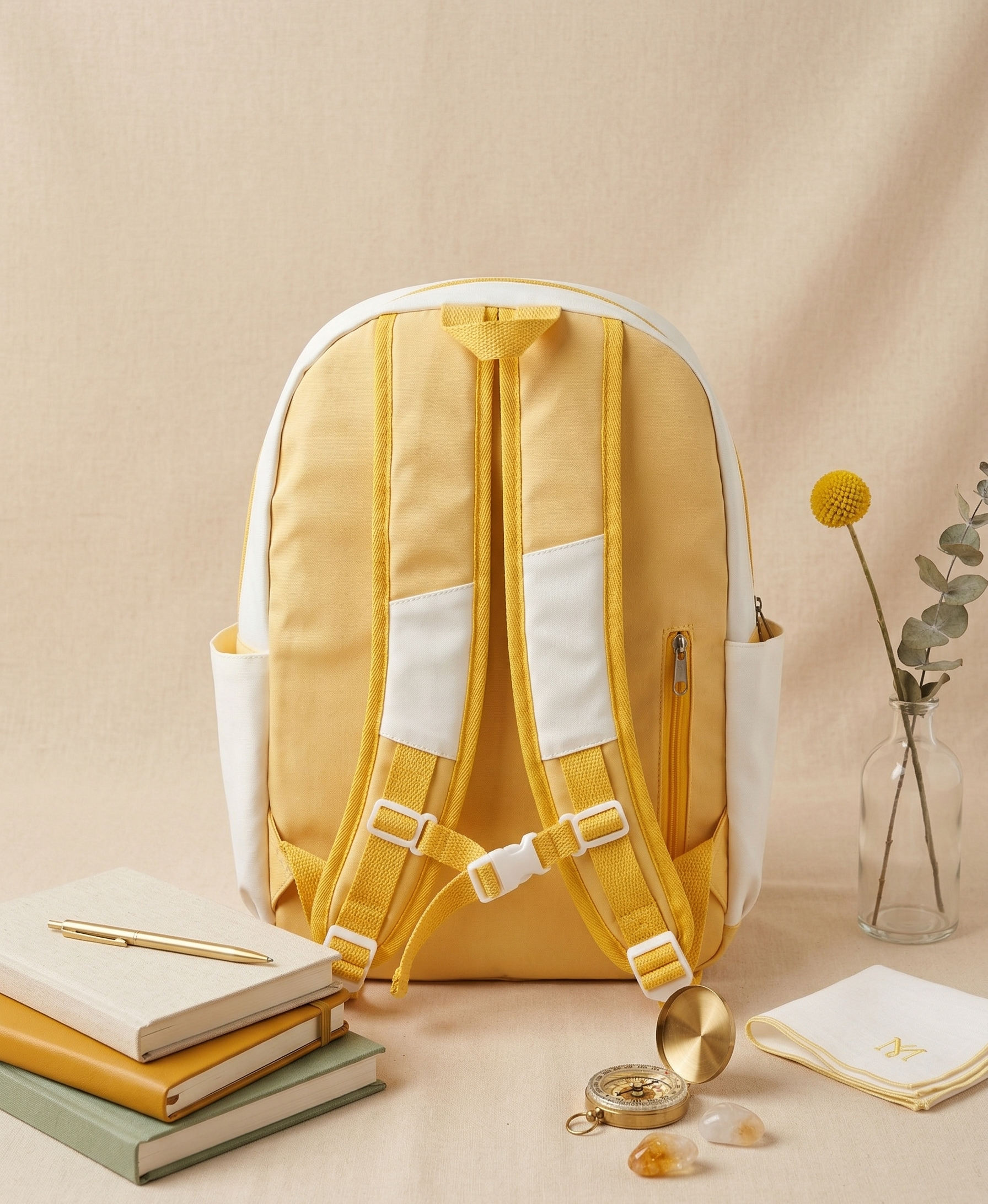 28 Litre Japanese Korean Style School Bag Water-Resistant Laptop & Travel Backpack - Unisex Large 16 Inches Multipurpose Student Backpack for Boys & Girls, Men & Women