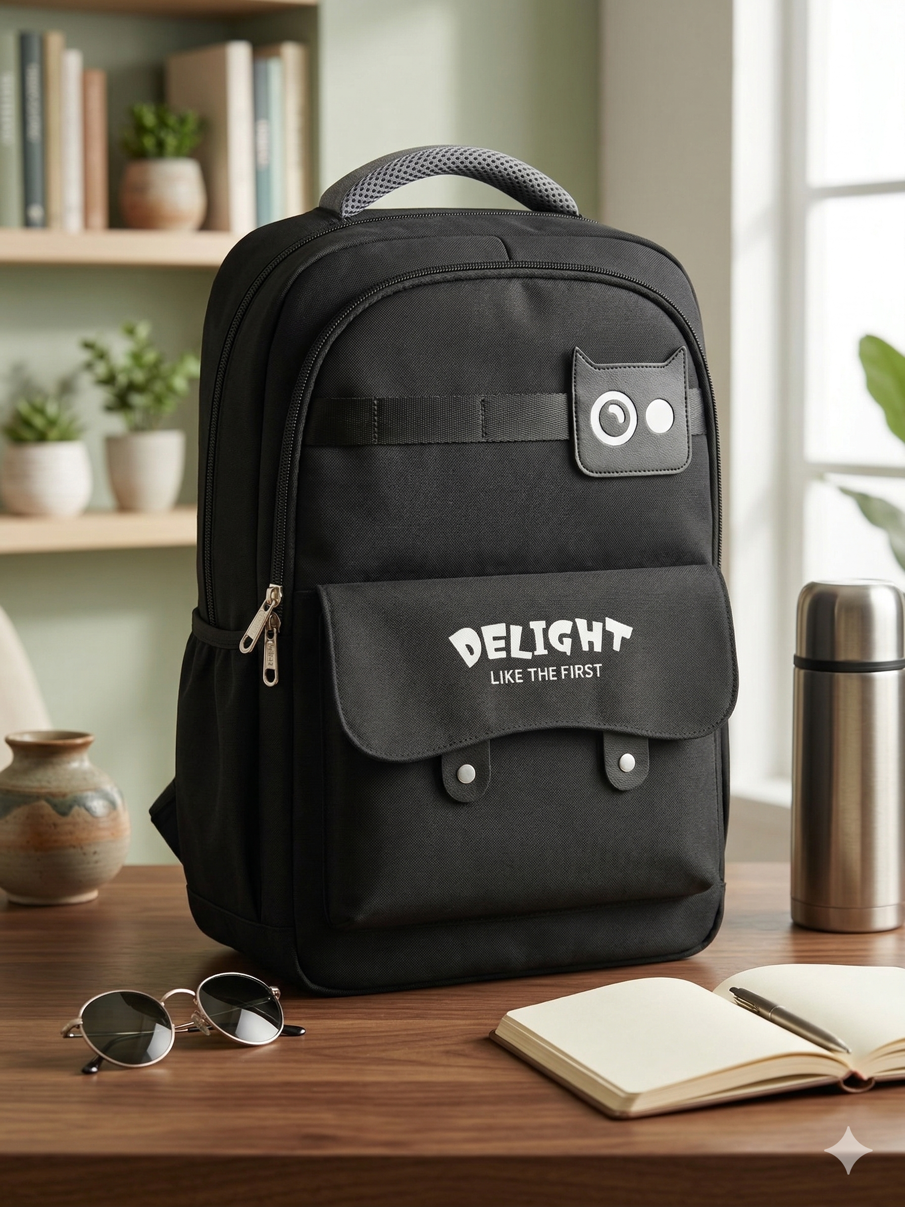 Backpack for Boys & Girls | Kawaii School Bag with Multiple Pockets | Kids School Bag | College Bag |  Spacious 18L Bagpack for School,  College, Travel & Picnic