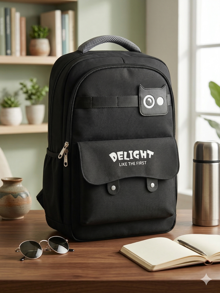 Backpack for Boys & Girls | Kawaii School Bag with Multiple Pockets | Kids School Bag | College Bag |  Spacious 18L Bagpack for School,  College, Travel & Picnic
