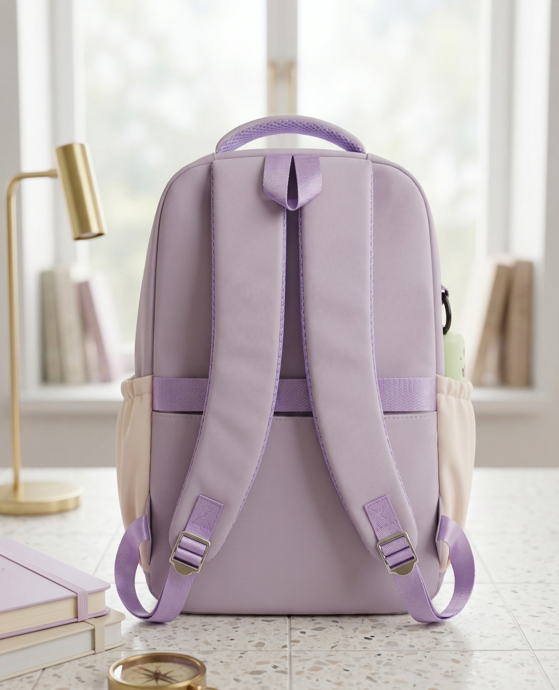 School Backpack | Book Bag for School / College | Double Layer Backpack | Waterproof Travel Bag with Trolley Sleeve, Padded Shoulder Strap Design | Casual Fashion for School ,College and Travel