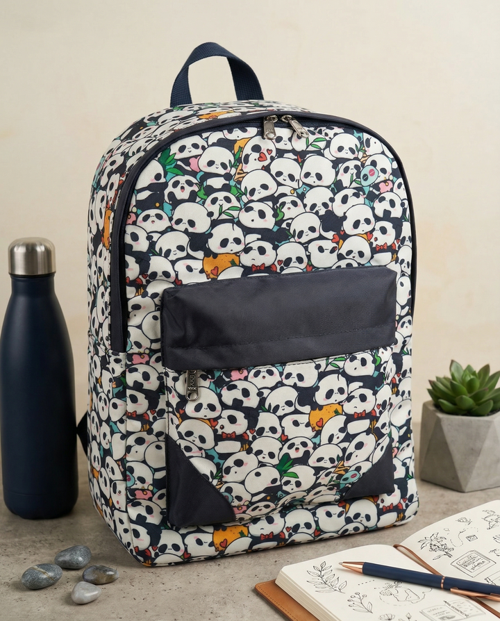 Stylish Pattern Backpack for Kids & Teen Girls | 14" Lightweight Water Resistant School Bag with Laptop Sleeve | Spacious Casual Travel & Tuition Bag