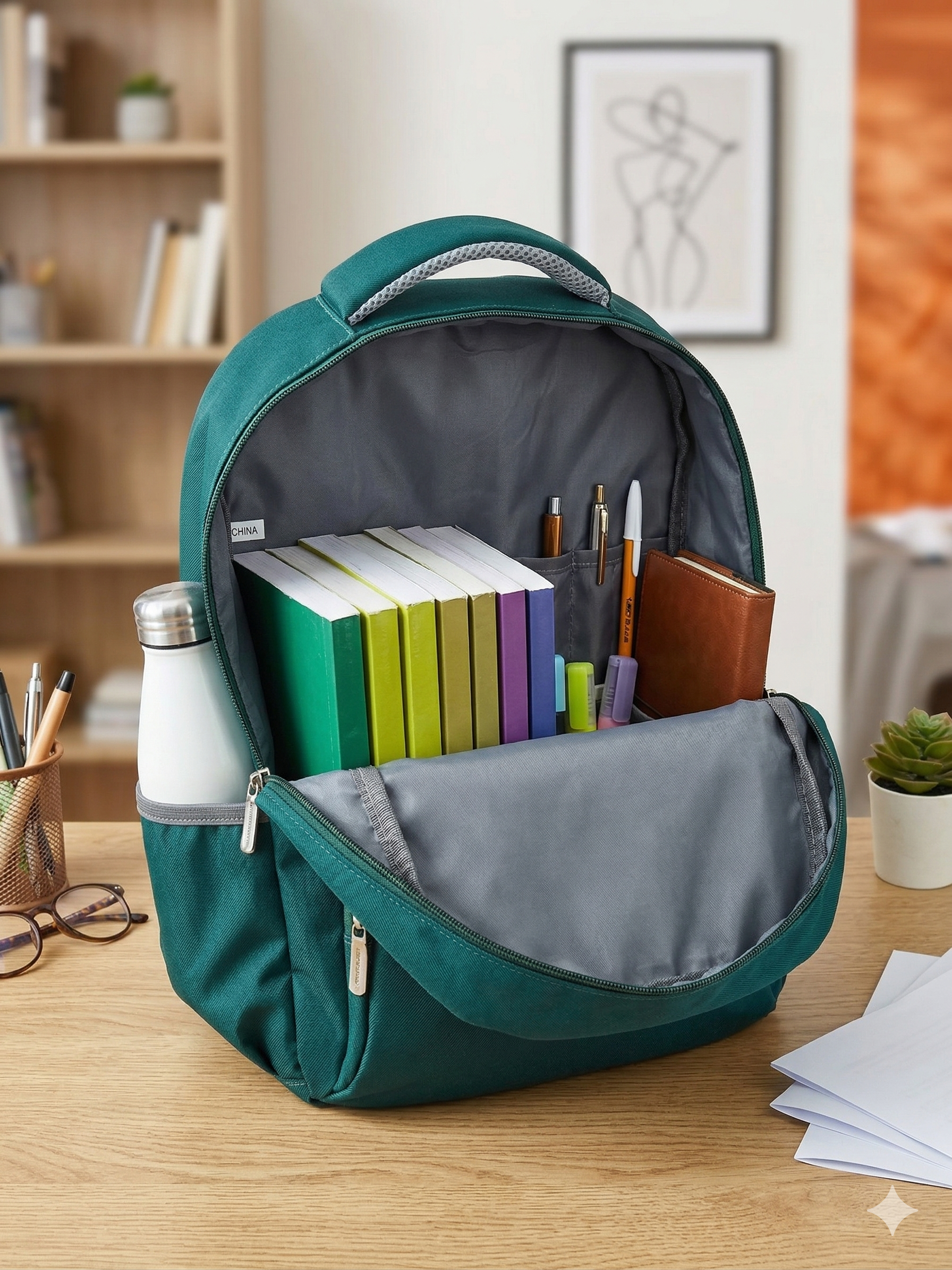Backpack for Boys & Girls | Kawaii School Bag with Multiple Pockets | Kids School Bag | College Bag |  Spacious 18L Bagpack for School,  College, Travel & Picnic