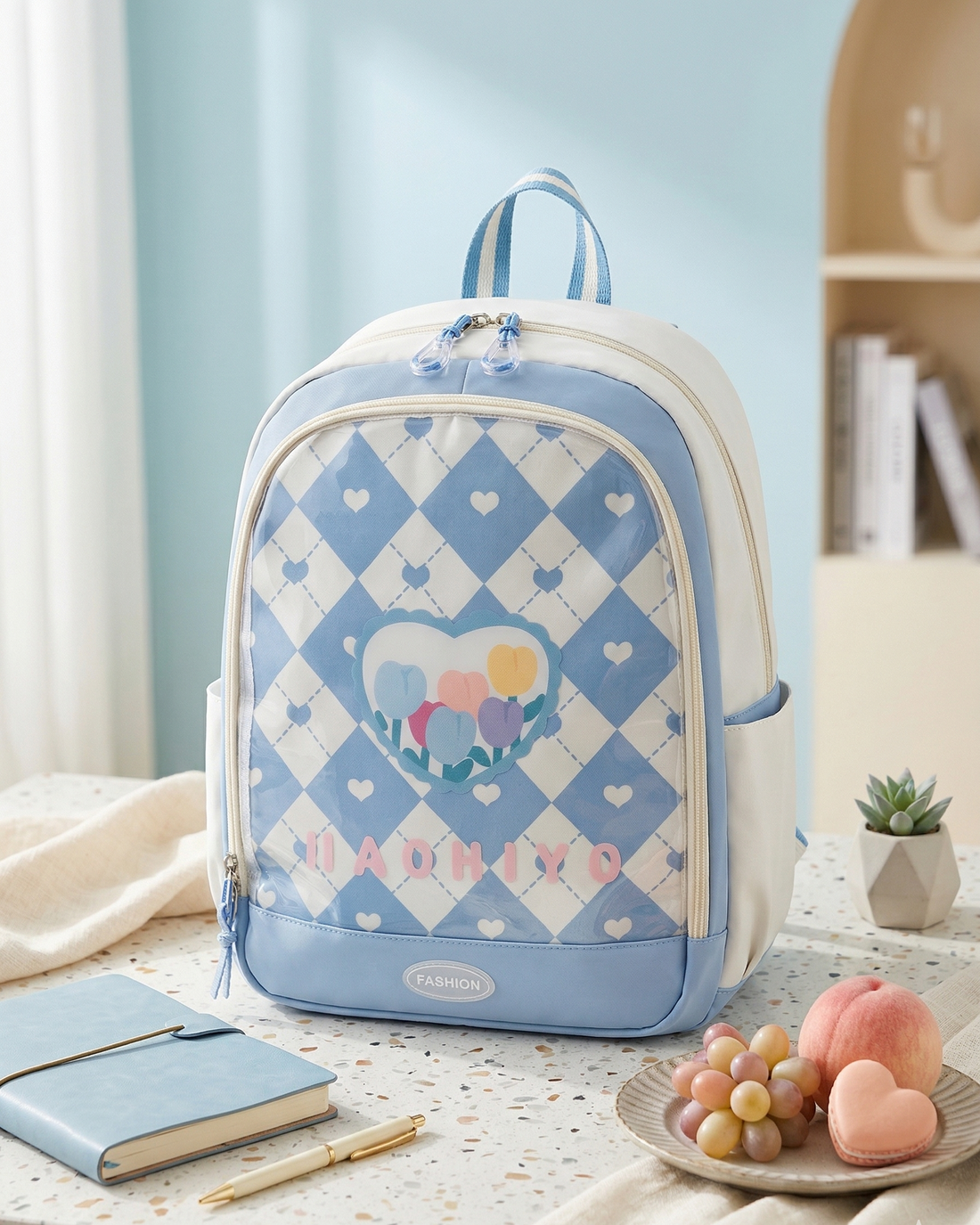 28 Litre Japanese Korean Style School Bag Water-Resistant Laptop & Travel Backpack - Unisex Large 16 Inches Multipurpose Student Backpack for Boys & Girls, Men & Women