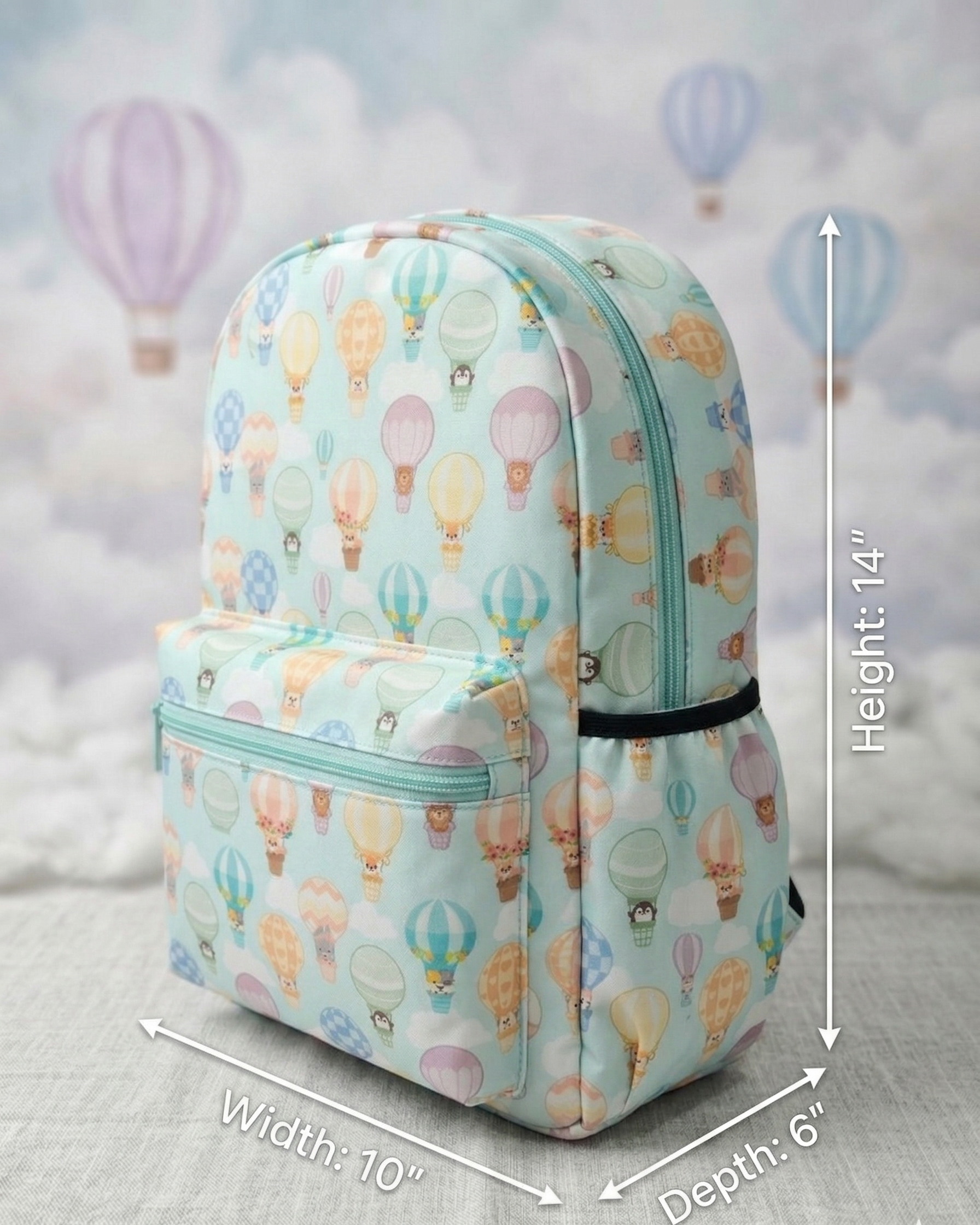 Stylish Printed Backpack for Girls and Kids | Multipurpose | Print Travelling Bag for School and College Use | Backpack with Bottle Compartment and Mini Front Pocket | Tuition Bag | Day Bagpacker