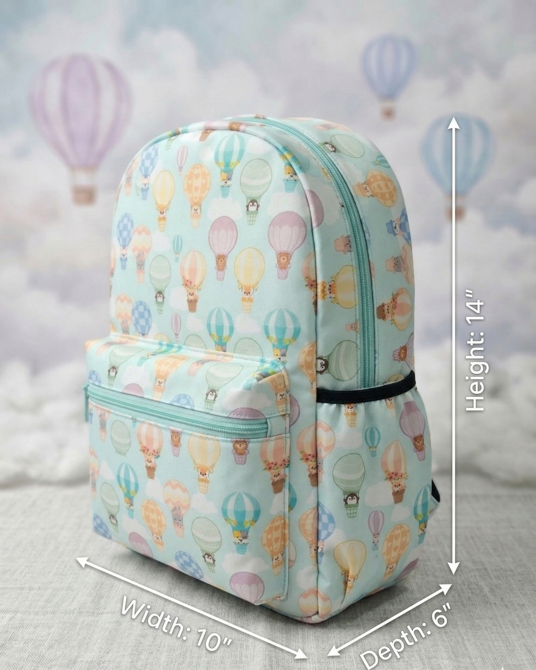 Stylish Printed Backpack for Girls and Kids | Multipurpose | Print Travelling Bag for School and College Use | Backpack with Bottle Compartment and Mini Front Pocket | Tuition Bag | Day Bagpacker