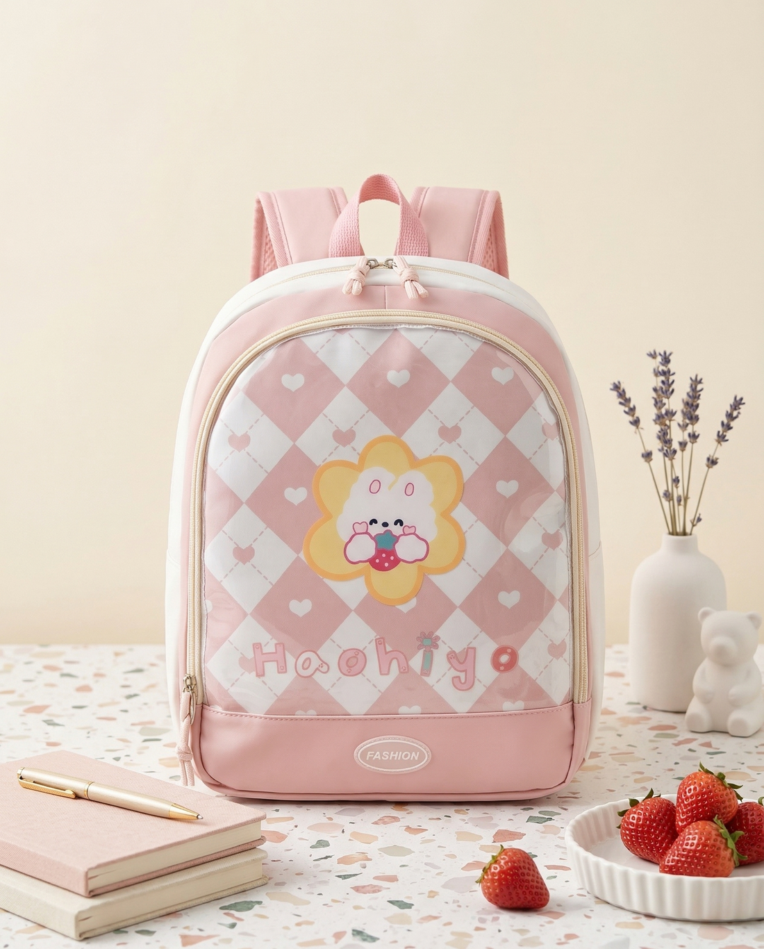 28 Litre Japanese Korean Style School Bag Water-Resistant Laptop & Travel Backpack - Unisex Large 16 Inches Multipurpose Student Backpack for Boys & Girls, Men & Women
