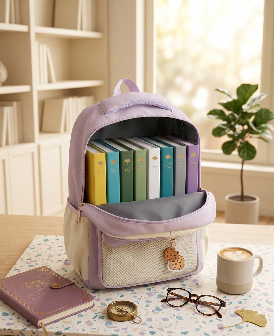 School Backpack | Book Bag for School / College | Double Layer Backpack | Waterproof Travel Bag with Trolley Sleeve, Padded Shoulder Strap Design | Casual Fashion for School ,College and Travel