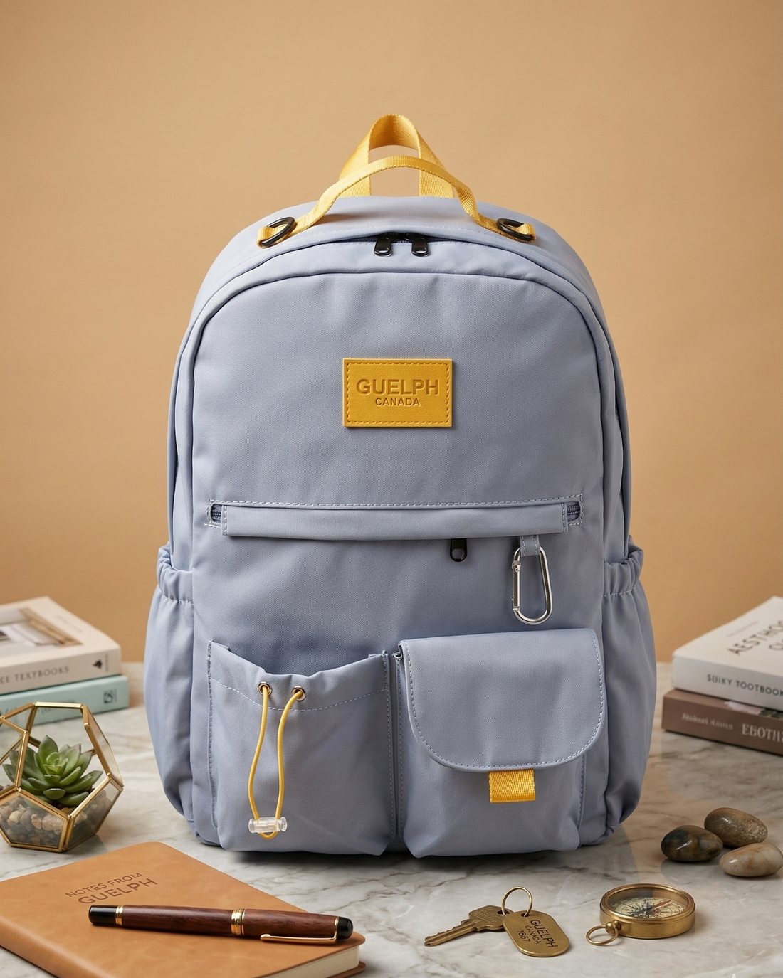 Casual Backpack for School and College Students |16" 26 Ltr Backpack with Laptop Compartment | Two Compartments Bag with Padded Shoulders | Best for Books, Stationery, Lunch Box & Essentials | Day Bagpack
