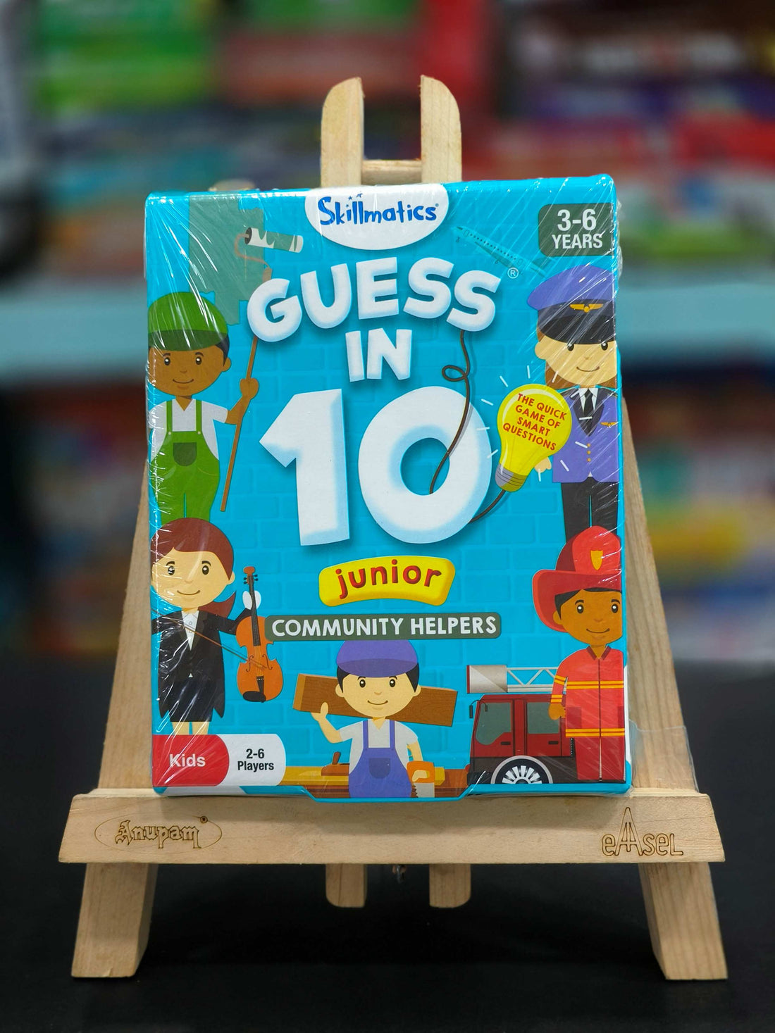 Skillmatics Guess in 10 Junior Community Helpers, Trivia card game, Gifts for Kids, Boys, Girls Who Love Board Games, Card Games, Educational Toys, Travel Game for Ages 3-6 - KtoY
