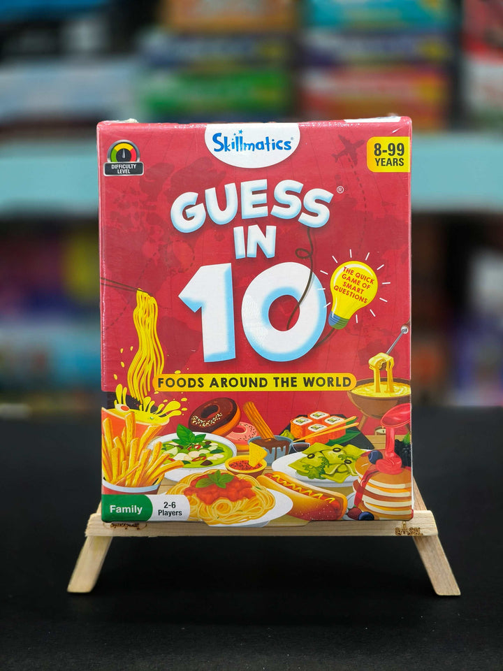 Skillmatics Guess in 10 Foods Around the World, Card Game for Boys, Girls, and Kids Who Love Educational Travel Toys, Board Games, Geography and History, Gifts for Ages 8 & Above