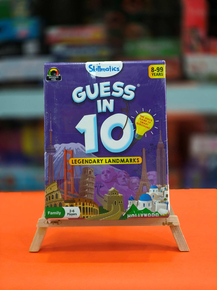 Skillmatics Guess in 10 Legendary Landmarks | Educational Travel Toys | For Boys, Girls, and Kids Who Love Card Games | Board Games | Geography and History | Trivia | Gifts For Ages 8 & Above