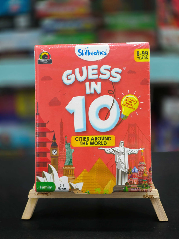 Skillmatics Card Game - Guess in 10 Cities Around the World | Gifts for 8 Year Old and Up | Quick Game of Smart Questions | Fun Family Game | For Age 8 & Above