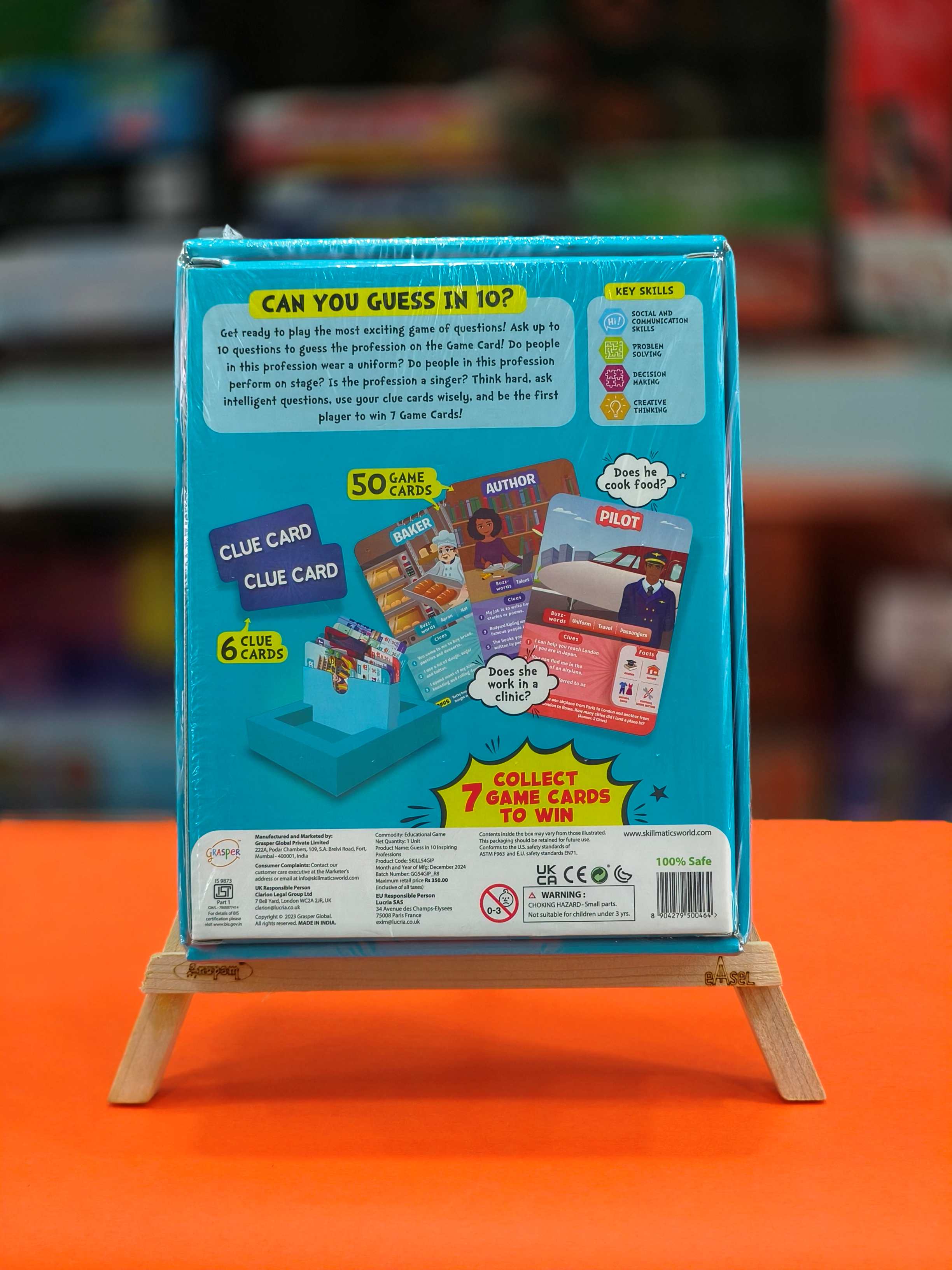 Skillmatics Guess in 10 Inspiring Professions | Perfect for Boys, Girls, Kids & Families Who Love Card Games, Educational Toys | Gifts for Ages 6 & Above - KtoY