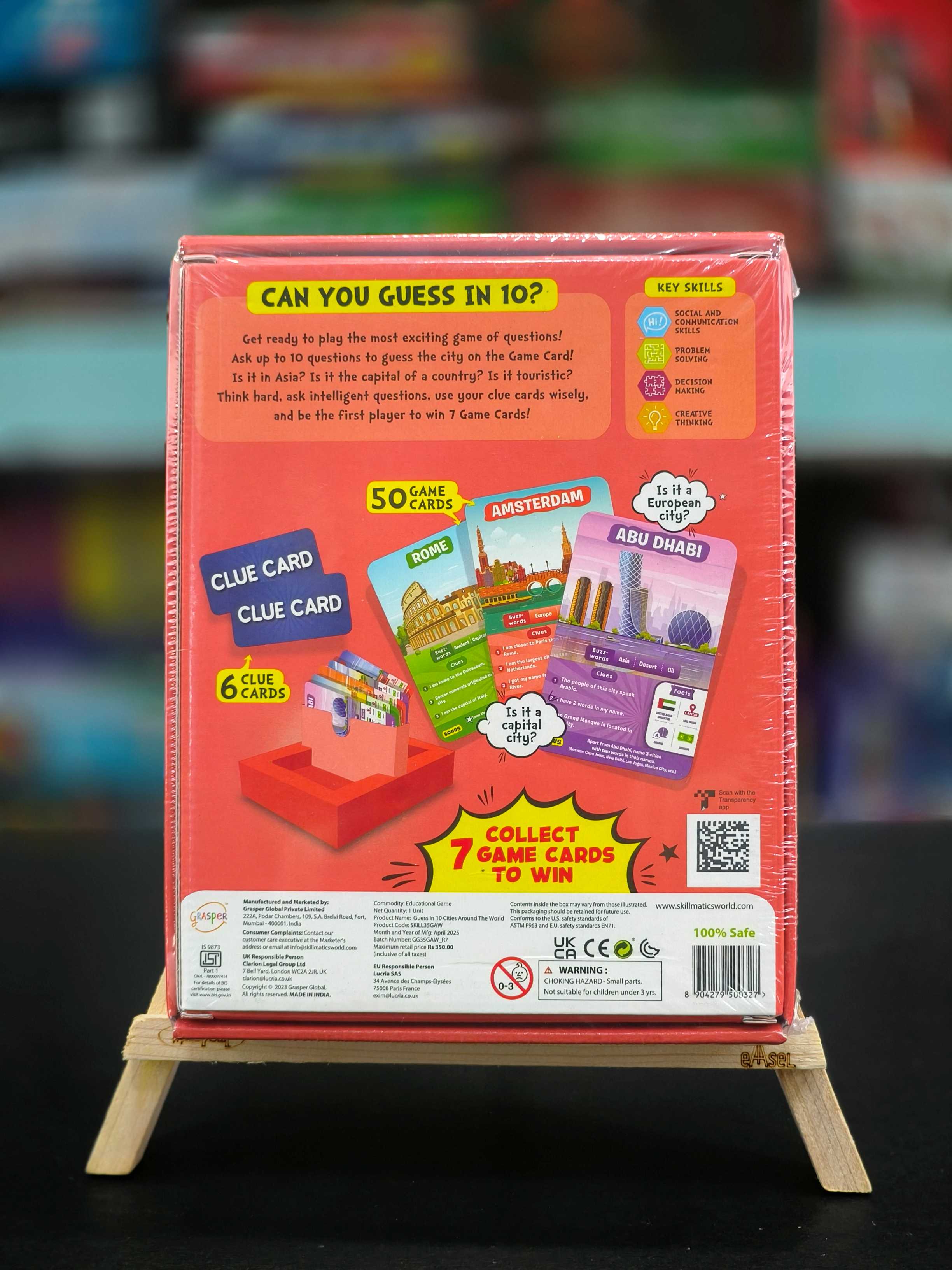 Skillmatics Card Game - Guess in 10 Cities Around the World | Gifts for 8 Year Old and Up | Quick Game of Smart Questions | Fun Family Game | For Age 8 & Above - KtoY