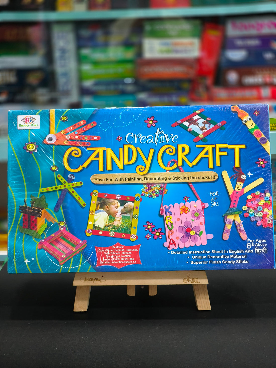 Happy Kidz Craft Kit Toys - Creative Candy Craft | For Ages 6 Years & Above - KtoY
