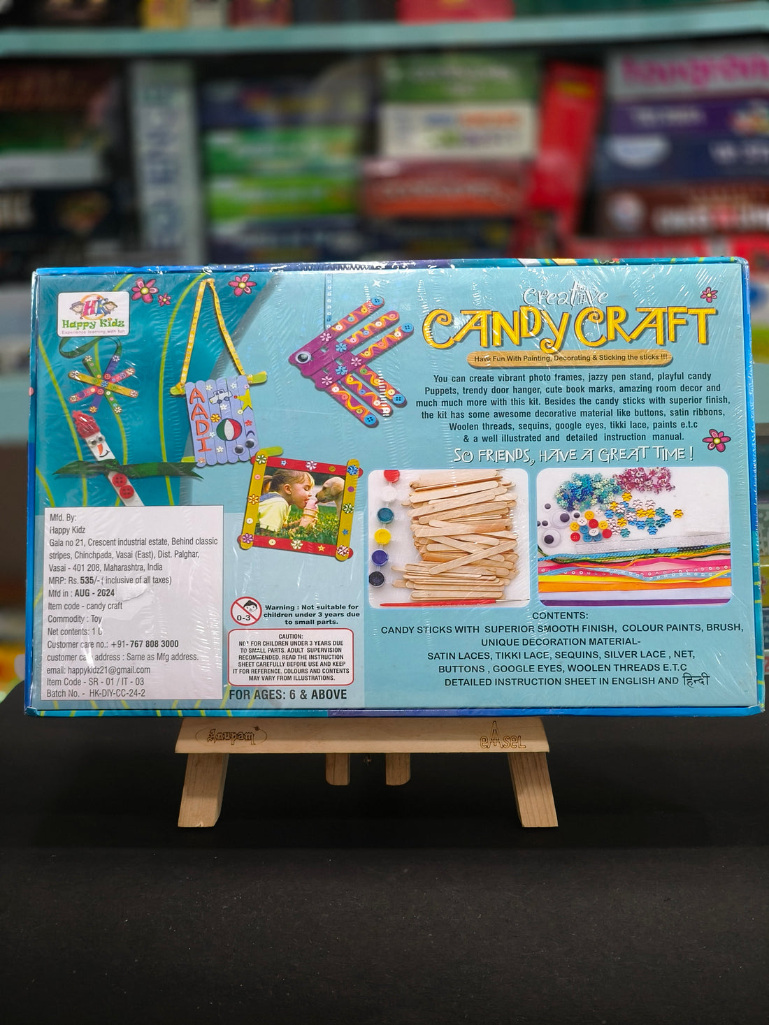 Happy Kidz Craft Kit Toys - Creative Candy Craft | For Ages 6 Years & Above - KtoY