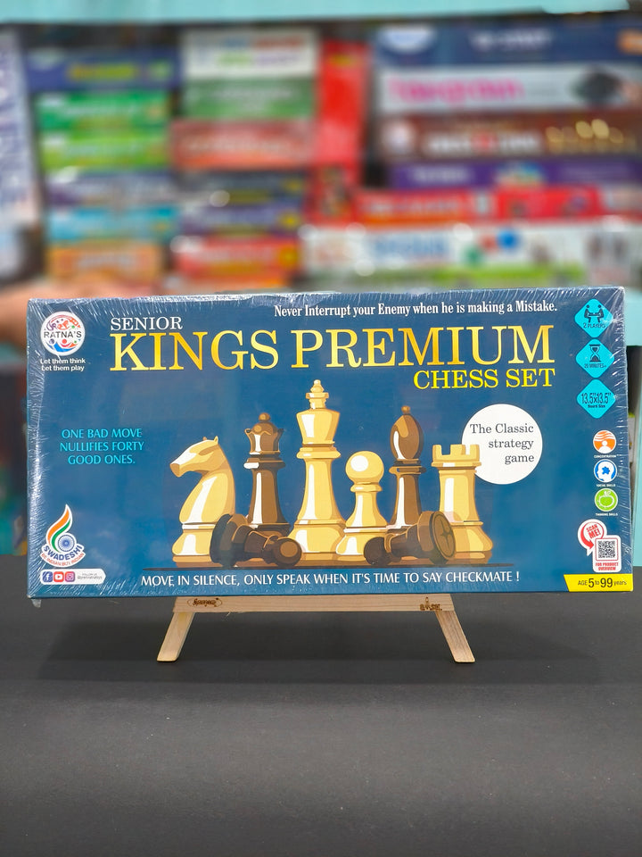 RATNA'S King Premium Chess Set Senior | For Ages 5 & Above