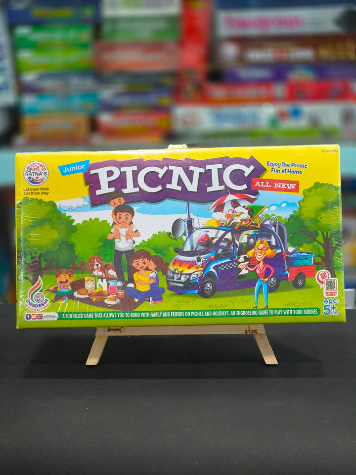 RATNA'S Picnic Junior Board Game | Fun Game for Family (Small Size, Multicolour) | Ages 5 & Above