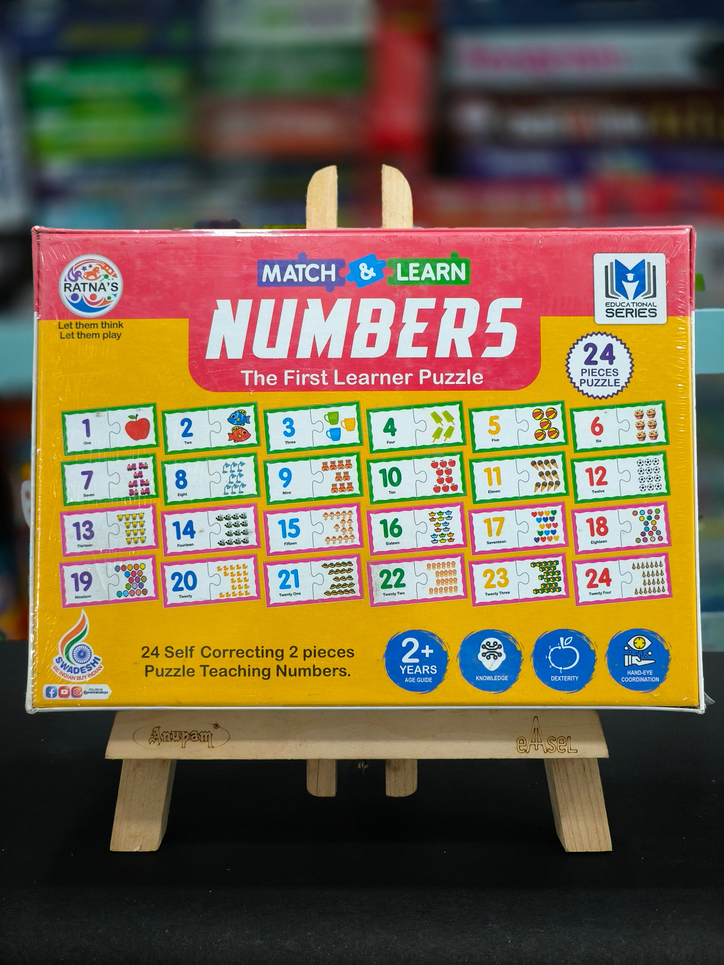RATNA'S Educational Jigsaw Puzzle Range for Kids (Match The Number) | For Ages 2 & Above - KtoY