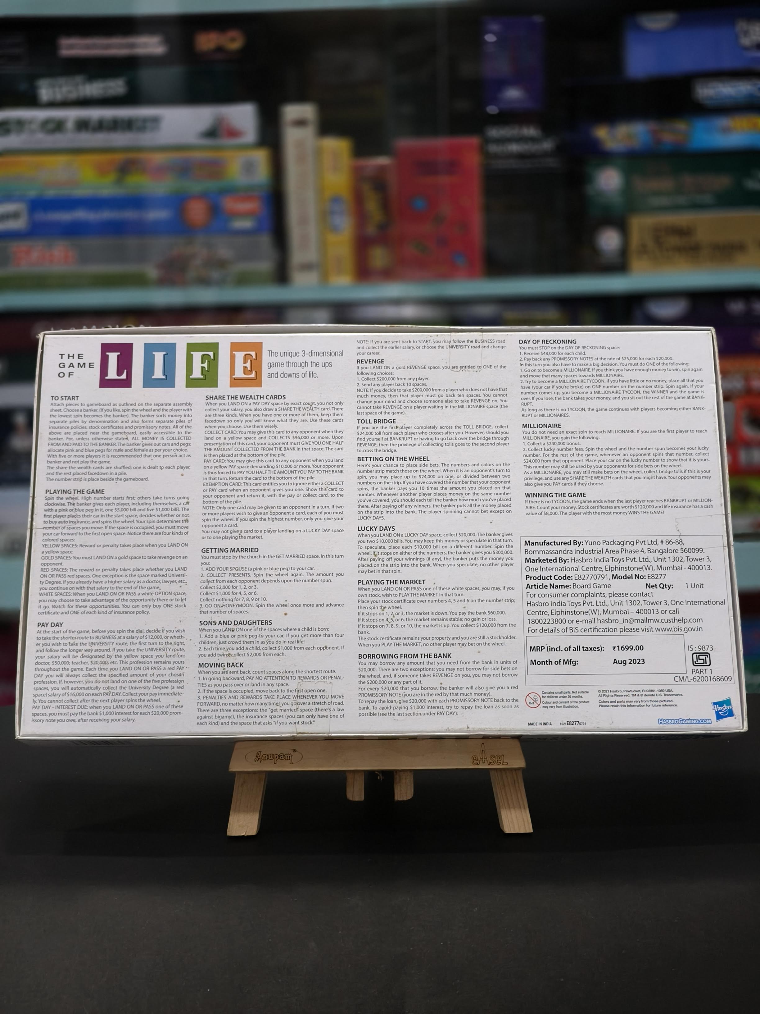 Hasbro Gaming | The Game of Life Board Game, Fun for Families and Kids, for Boys & Girls Ages 9+, for 2-8 Players, Birthday Gift for Kids - KtoY