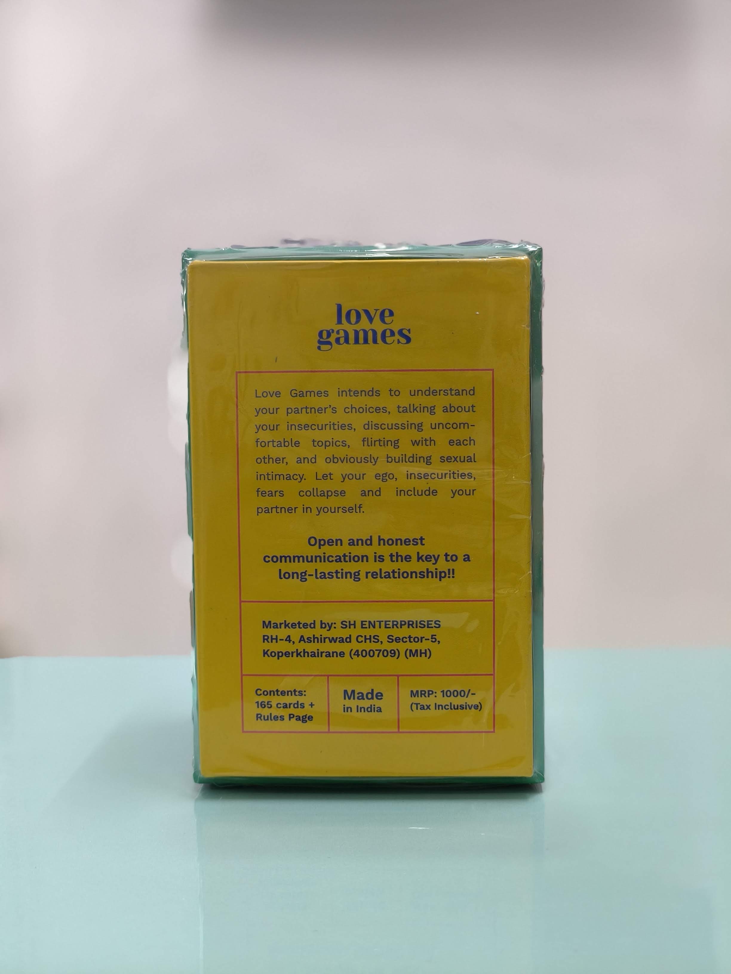 SOCIAL HUMOUR : Love Games | A Conversation Card Game For Couples | Talk To Your Partner, Flirt With Each Other And Solve Dares Together, Adult Game, For Ages 18+ Only - KtoY