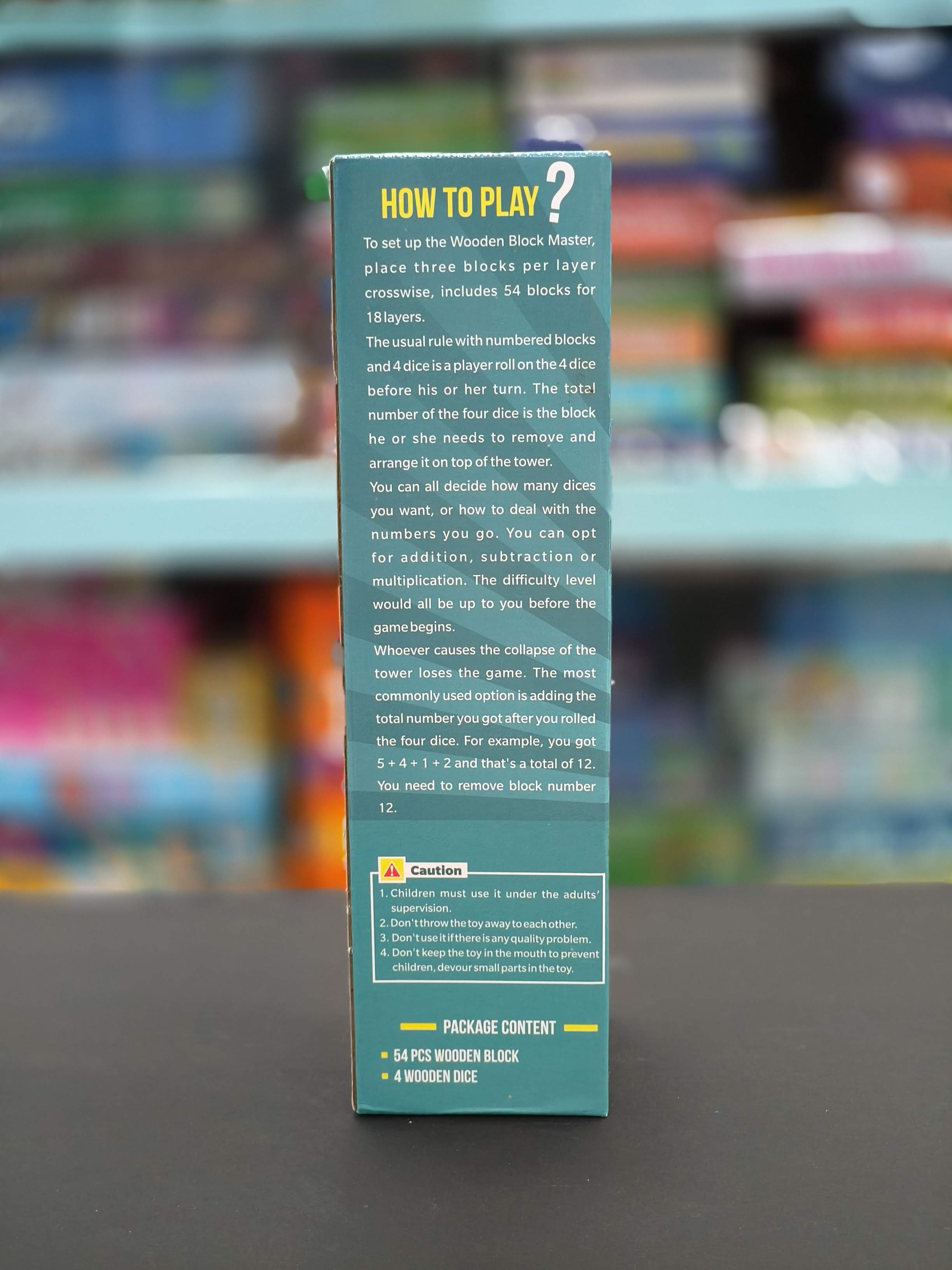 The Game Factory - Round Edge Wooden Blocks | No Sharp Cuts | 54 Pieces Set | Game for Kids | Building Blocks Tumbling Tower | Fun Activity | Birthday Return Gift | For Kids 6, 7, 8, 9, 10 Years & Above - KtoY