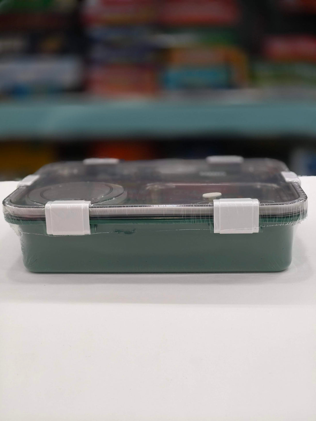 Gibo 4 Compartment Stainless Steel Lunch Box | Lunch Box For School Kids And Adults | Tiffin Box  850 ML + 150 ML | Assorted Colours - KtoY