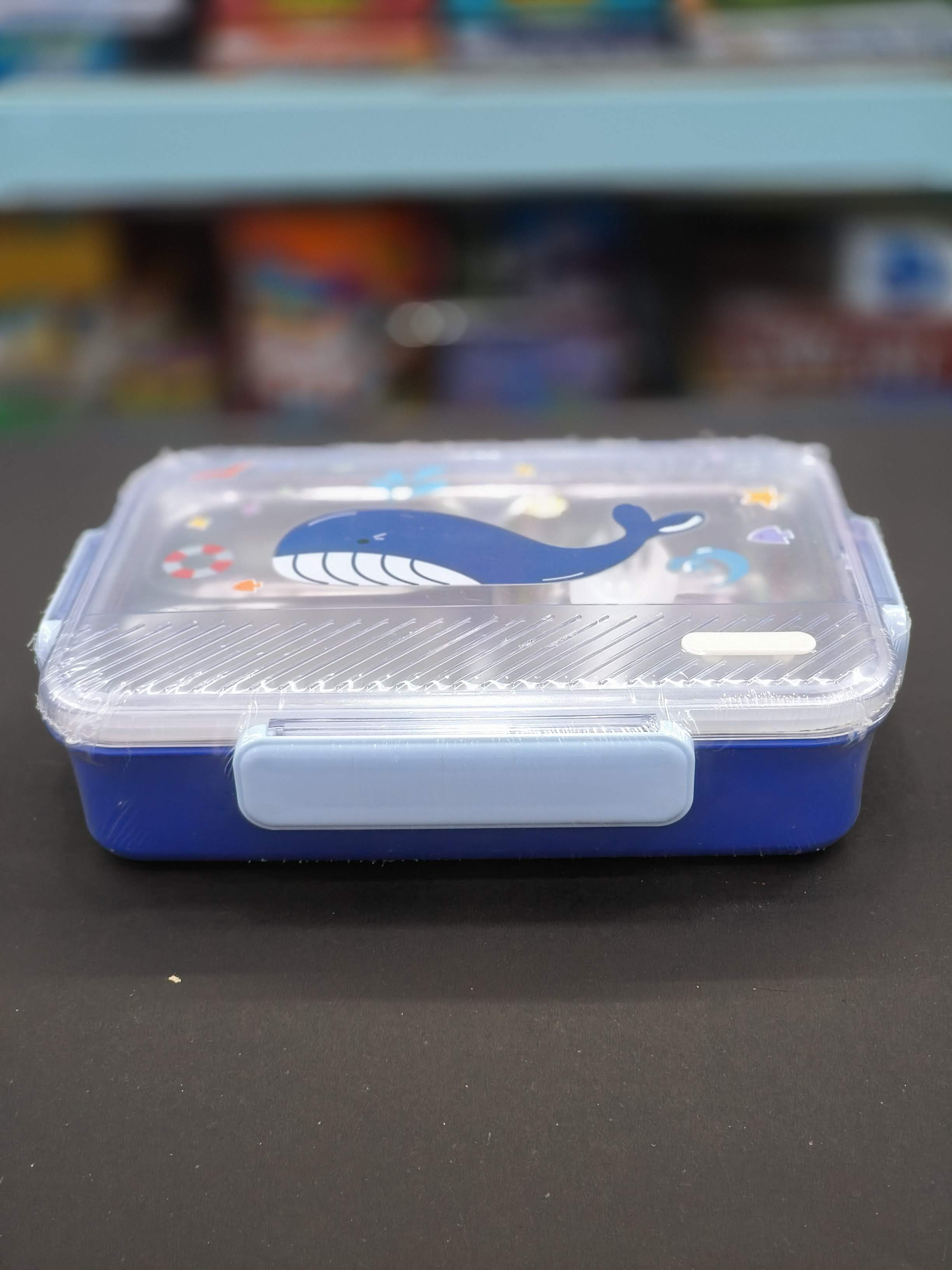 Lunch Box 3 Compartment Leak-Proof Stainless Steel for School | Tiffin Box | Lunch Box for School & Office with a Fork cum Spoon | Assorted colour & design - KtoY