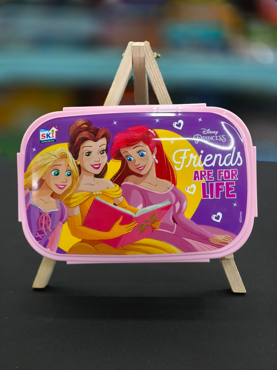 SKi Indigo Stainless Steel Lunch Box | Homeware Stainless Steel Lunch Box | Tiffin Box | with Spoon cum Fork | Sturdy & Easy to Clean | Assorted Design, Colour & Themes - KtoY