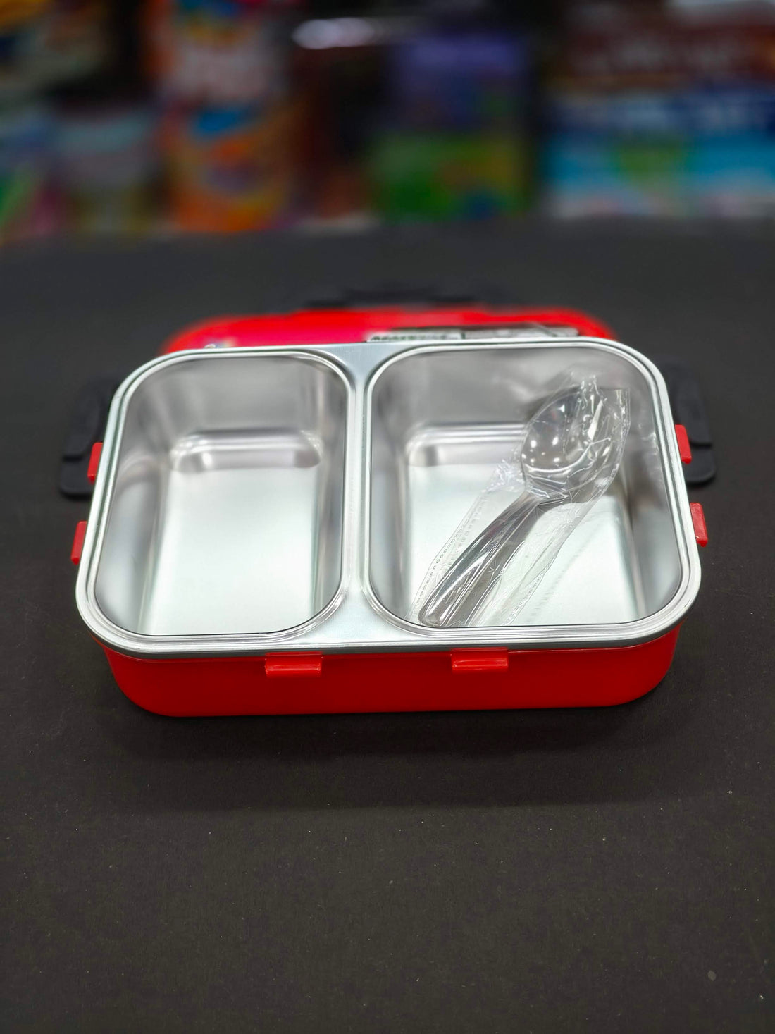 SKi Grub 2 Insulated Lunch Box | Homeware Stainless Steel 2 Compartment Lunch Box | Tiffin Box | Insulated | with Spoon cum Fork | Sturdy & Easy to Clean | Assorted Design, Colour & Themes - KtoY