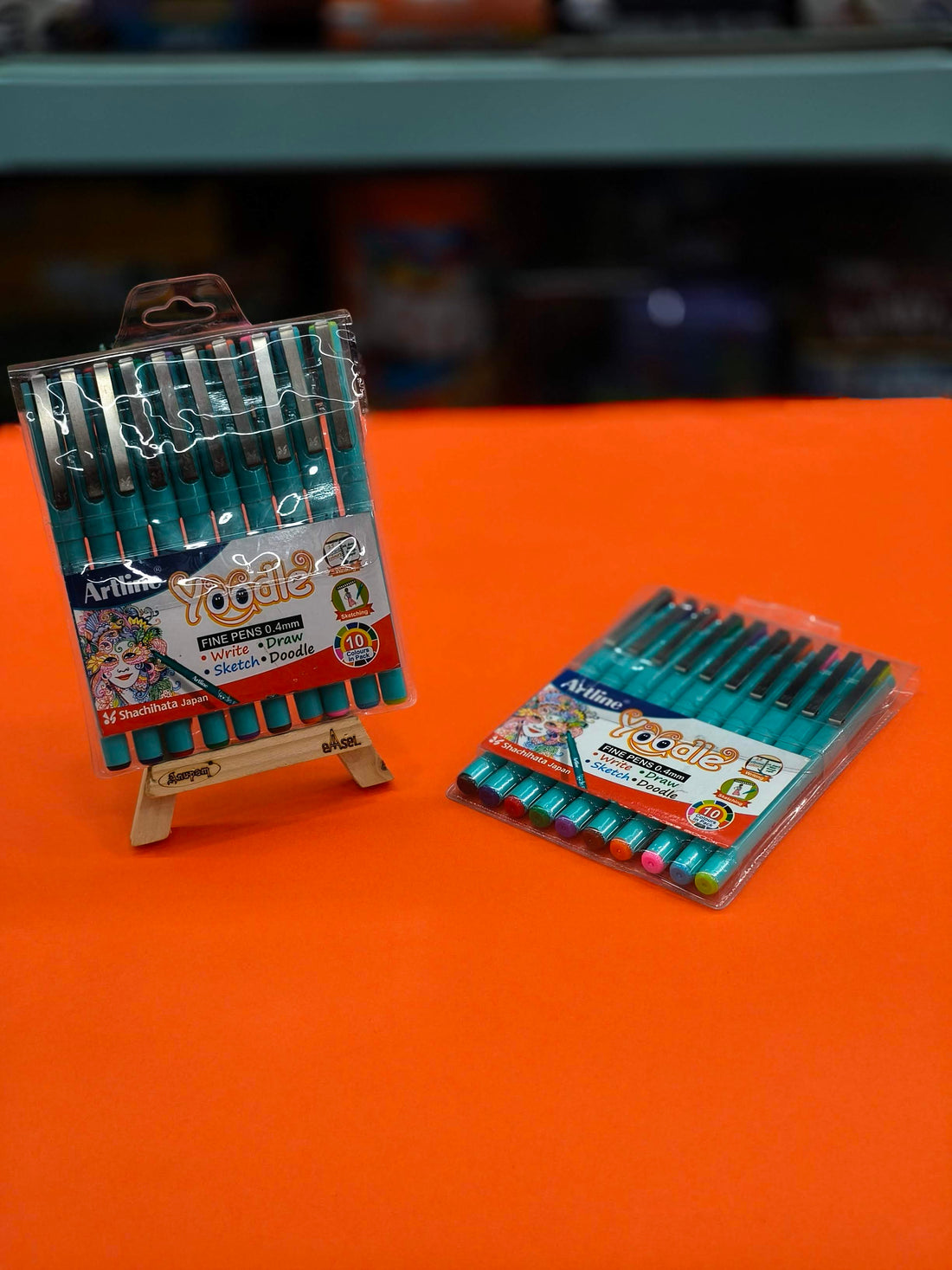 Artline Yoodle Fine Pens 0.4mm Set of 10 Shades | Artline Yoodle Fine Line Pens Pack of 10 Fine Pens | Write, Sketch, Draw & Doodle - KtoY