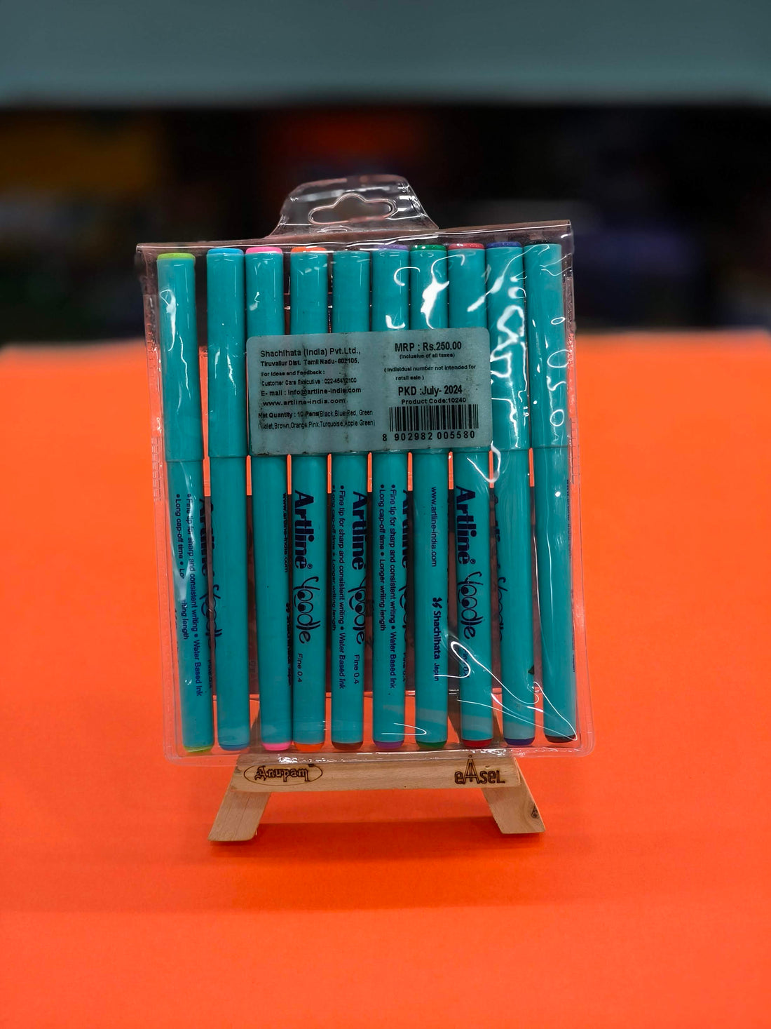 Artline Yoodle Fine Pens 0.4mm Set of 10 Shades | Artline Yoodle Fine Line Pens Pack of 10 Fine Pens | Write, Sketch, Draw & Doodle - KtoY