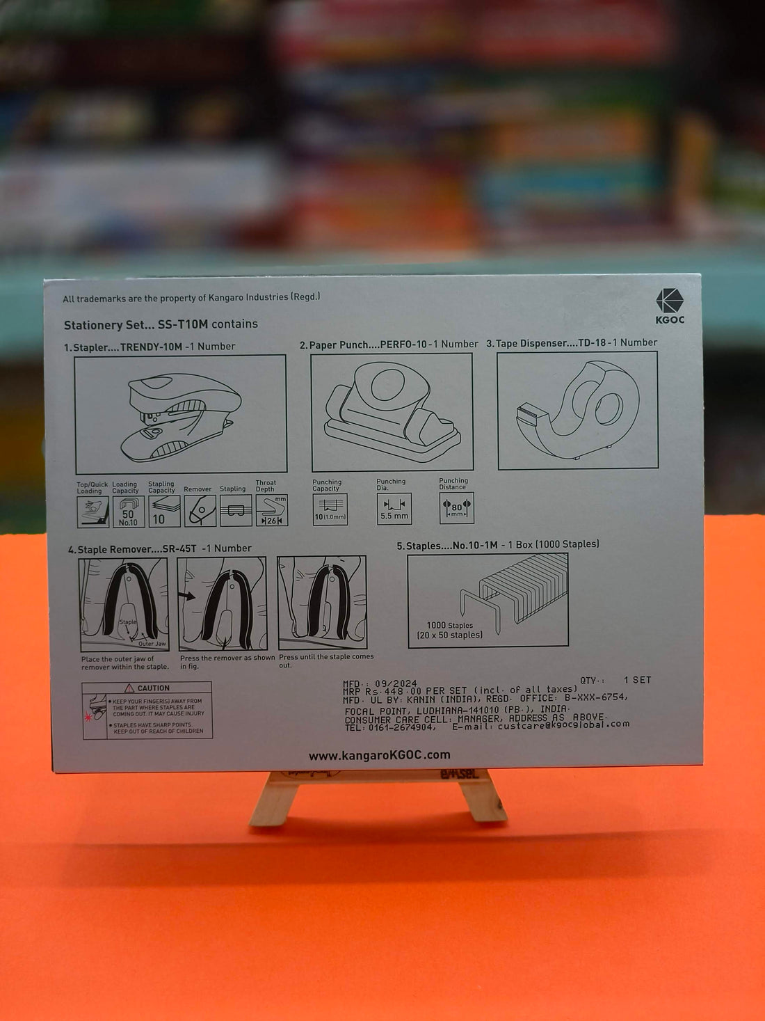 Kangaro Set SS-T 10 M Stationery Gift Set - KtoY