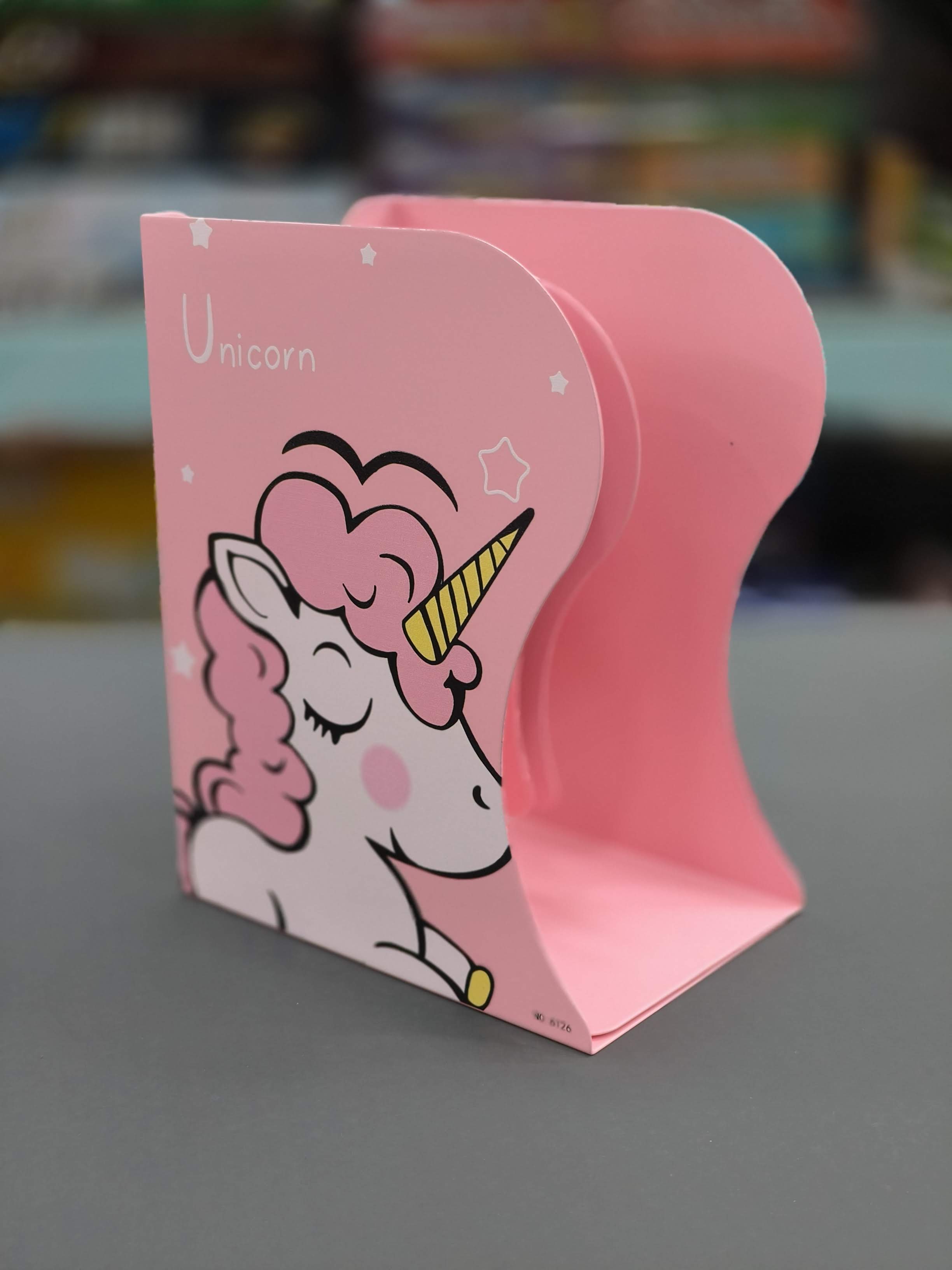 Metal Book Rack | Metal Book Shelf | Adjustable Book Stand | Metal Semi-Open Book Shelf | Assorted Colour & Designs - KtoY