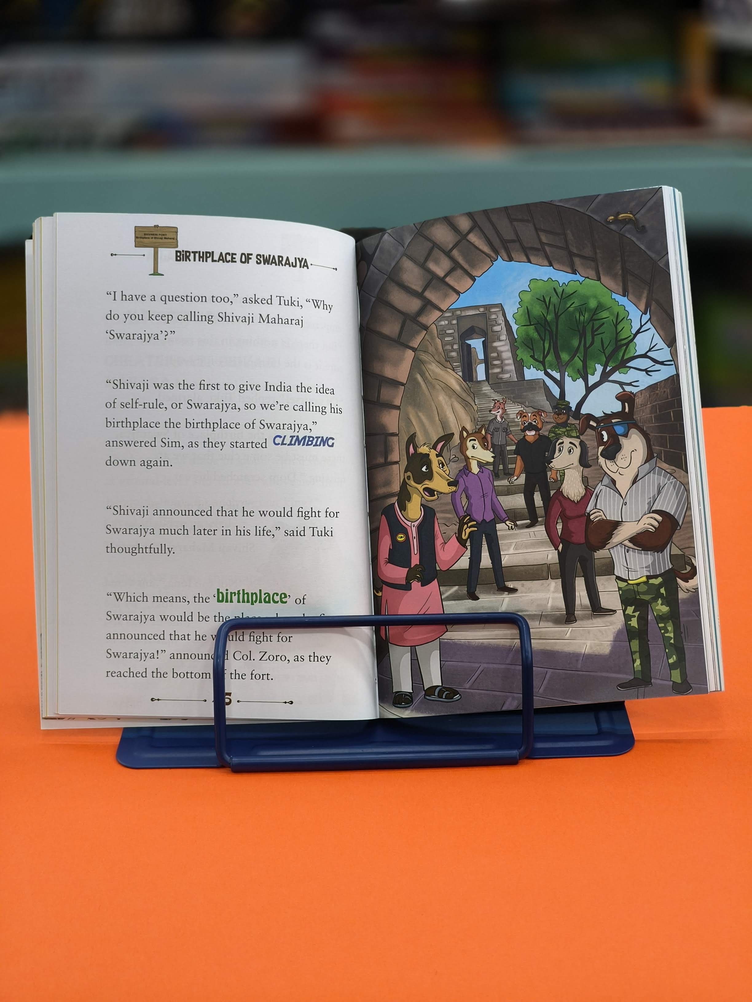 Adjustable Portable Multifunctional Kids Books Reading Stand | Bookend | Book Support Holder | Stand for Reading Tablet Textbook - KtoY