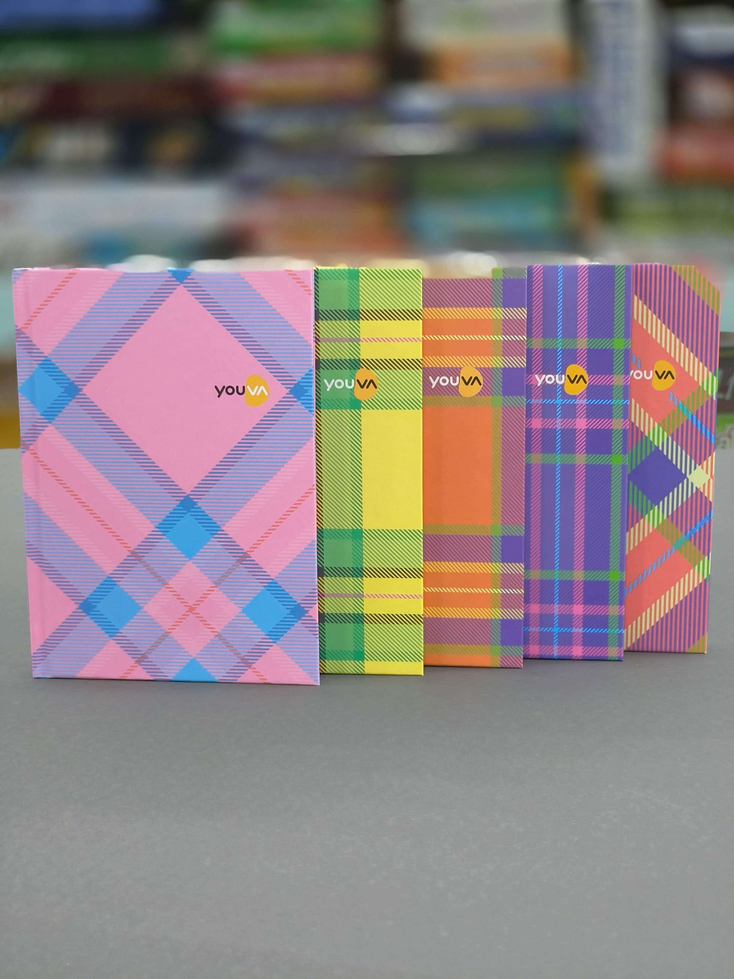 Navneet Youva | Case Bound Office Note Book Journal, Easy to Carry | Note Down Your Important Information | A6 Size - 10.5 cm x14.8 cm | Single Line | 160 Pages| Pack of 5 Diaries - KtoY