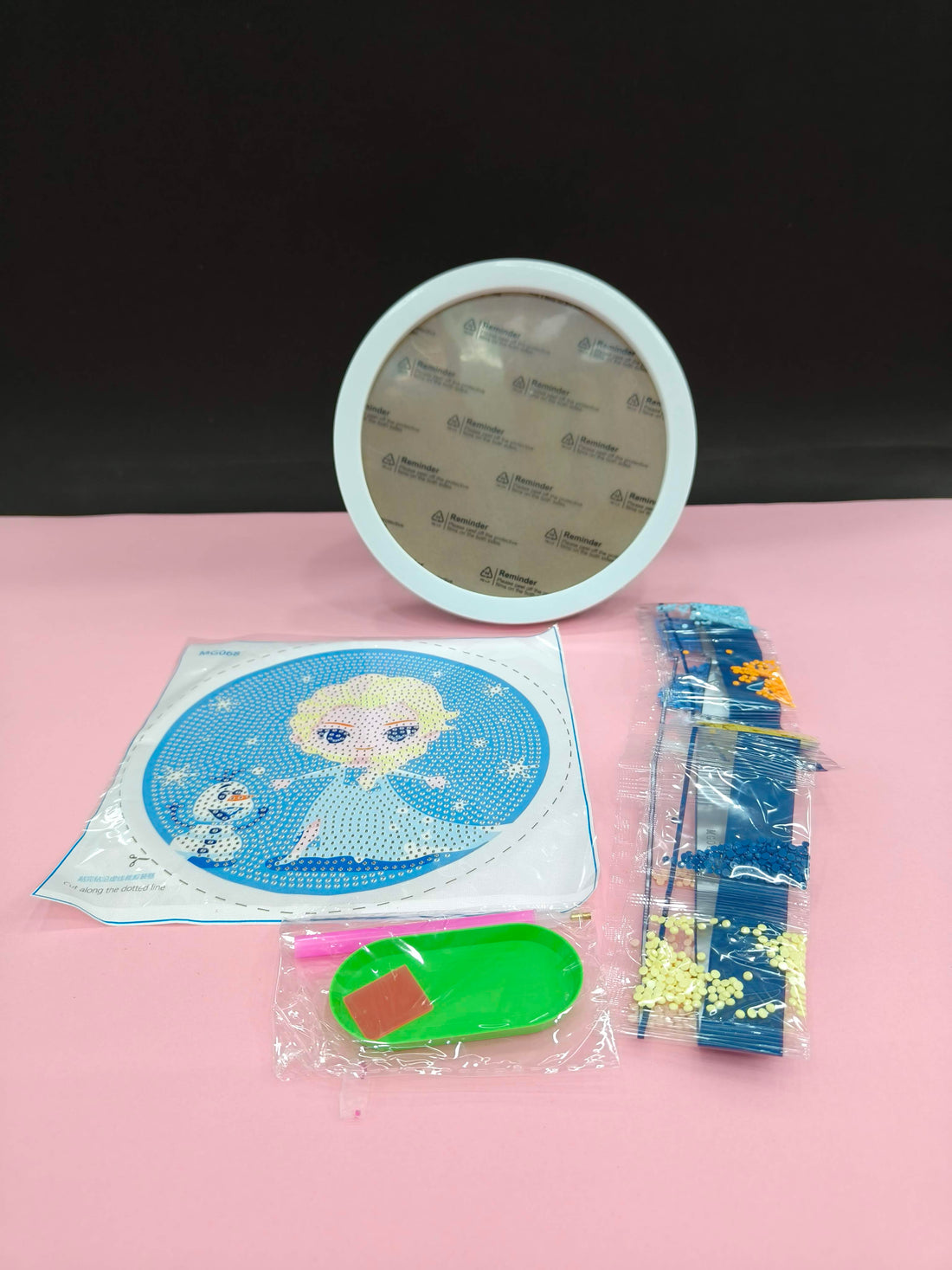 DIY Diamond Art Painting Kit for Kids with Frame | Cute Cartoon Diamond Painting Art Kit for Kids | Painting by Number Kits | DIY Diamond Painting | Therapeutic Art Activity - KtoY